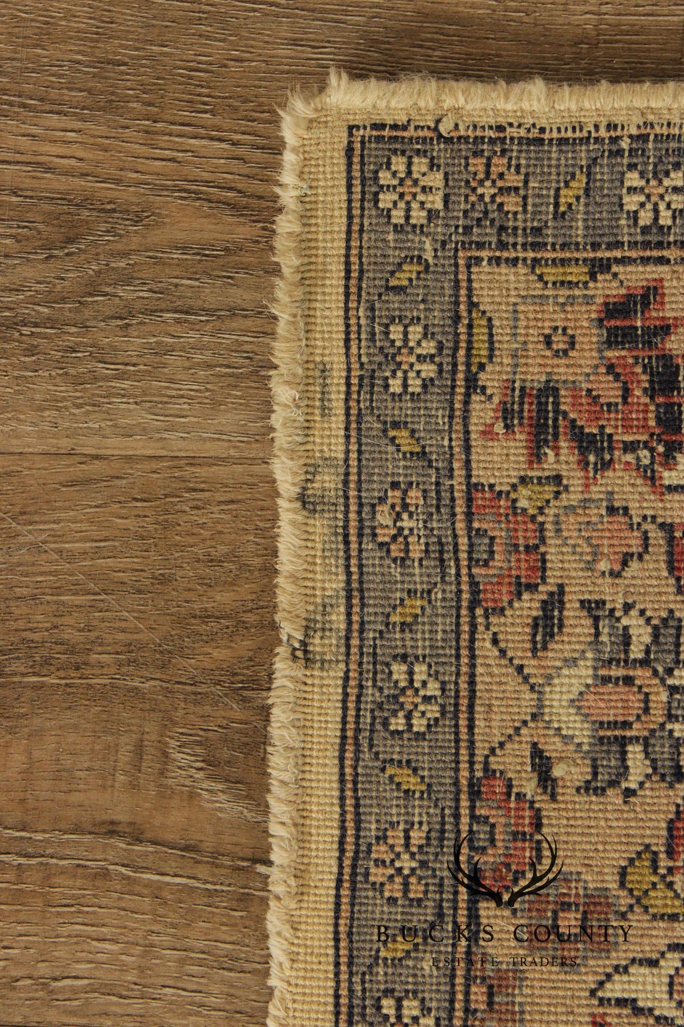 Persian Style Hand-Knotted Wool Area Rug – 2’ x 5’