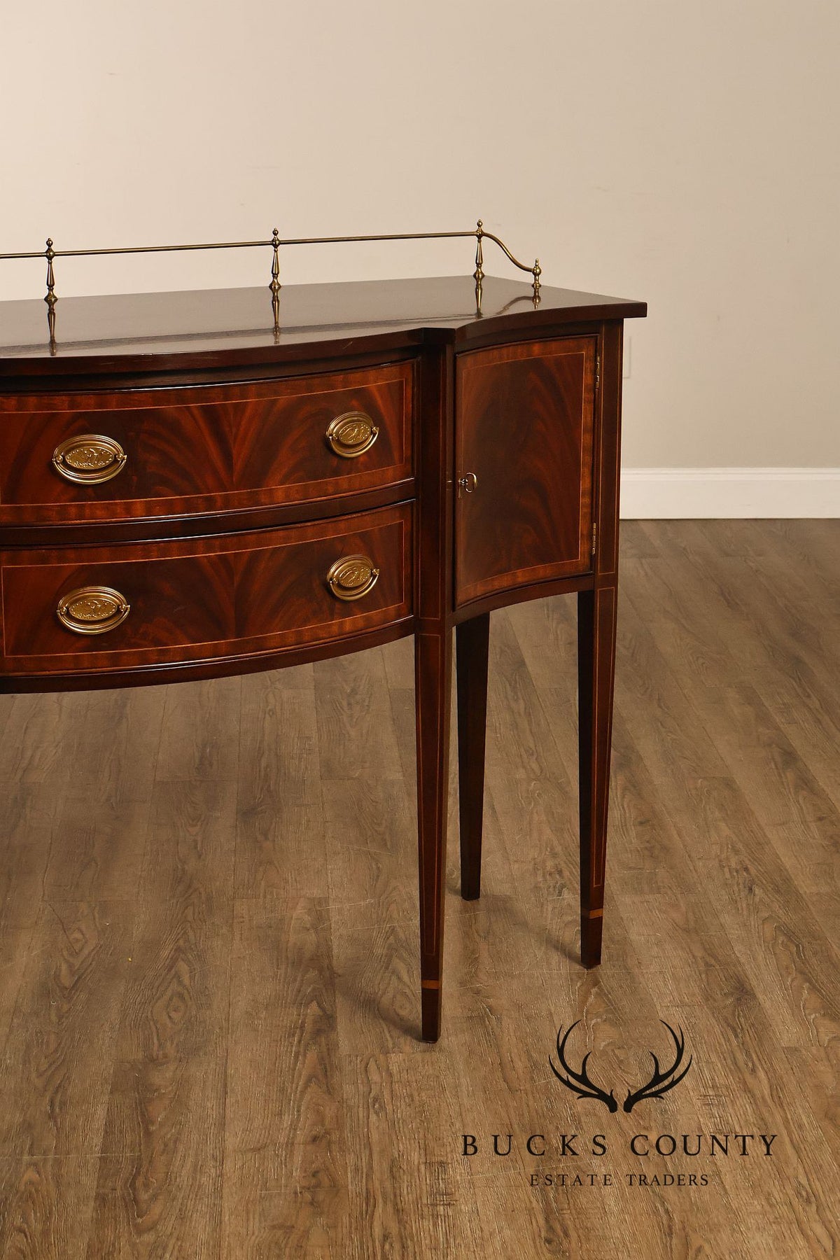 Henkel Harris Federal Style Mahogany Sideboard