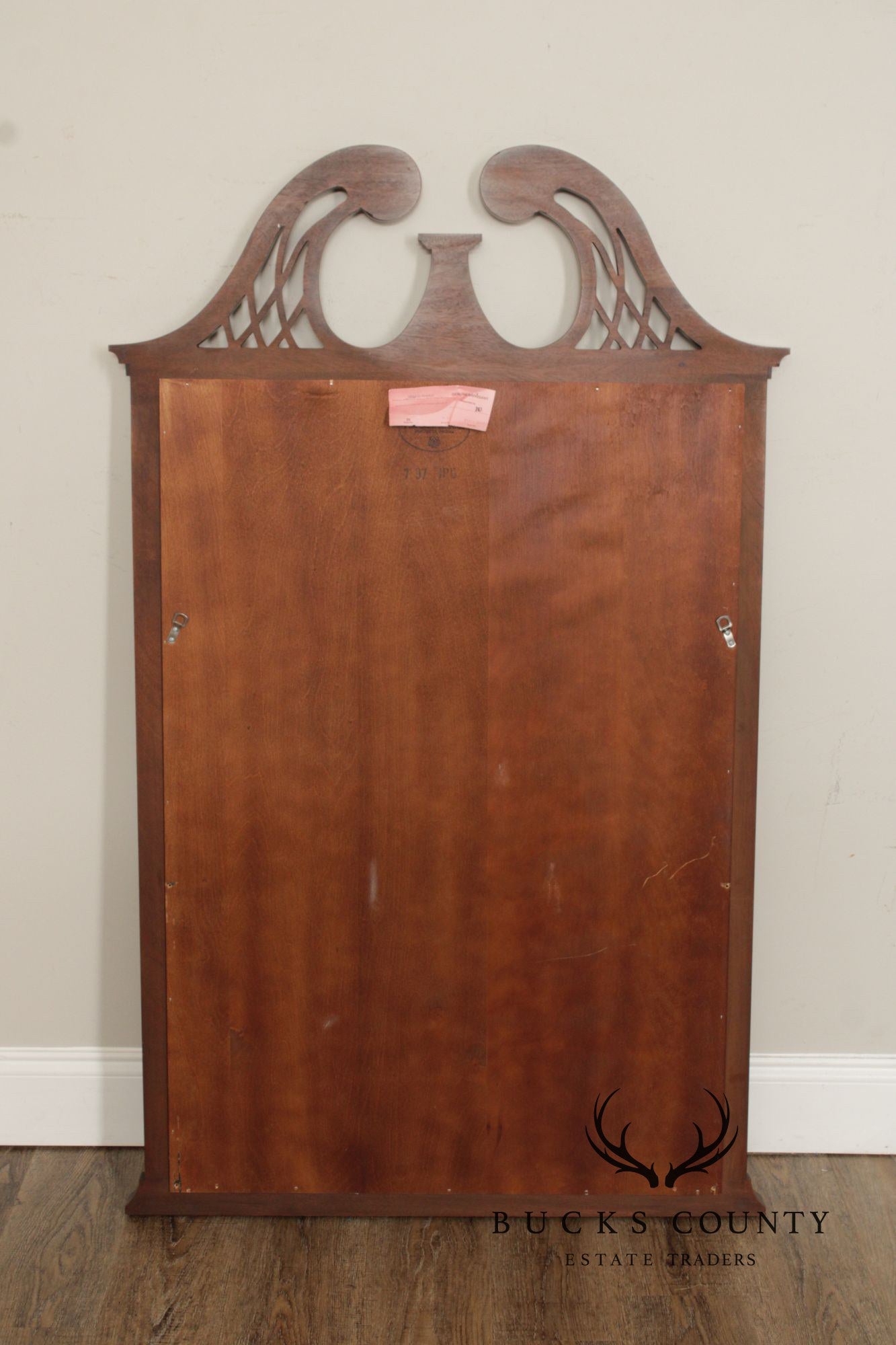 Henkel Harris Georgian Style Mahogany Wall Mirror