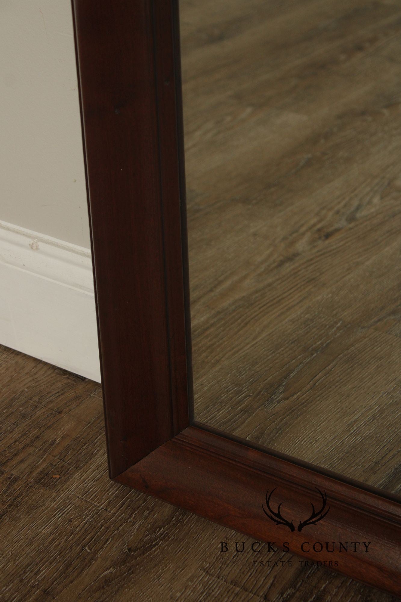 Vintage Cherry Ogee Frame Wall Mirror