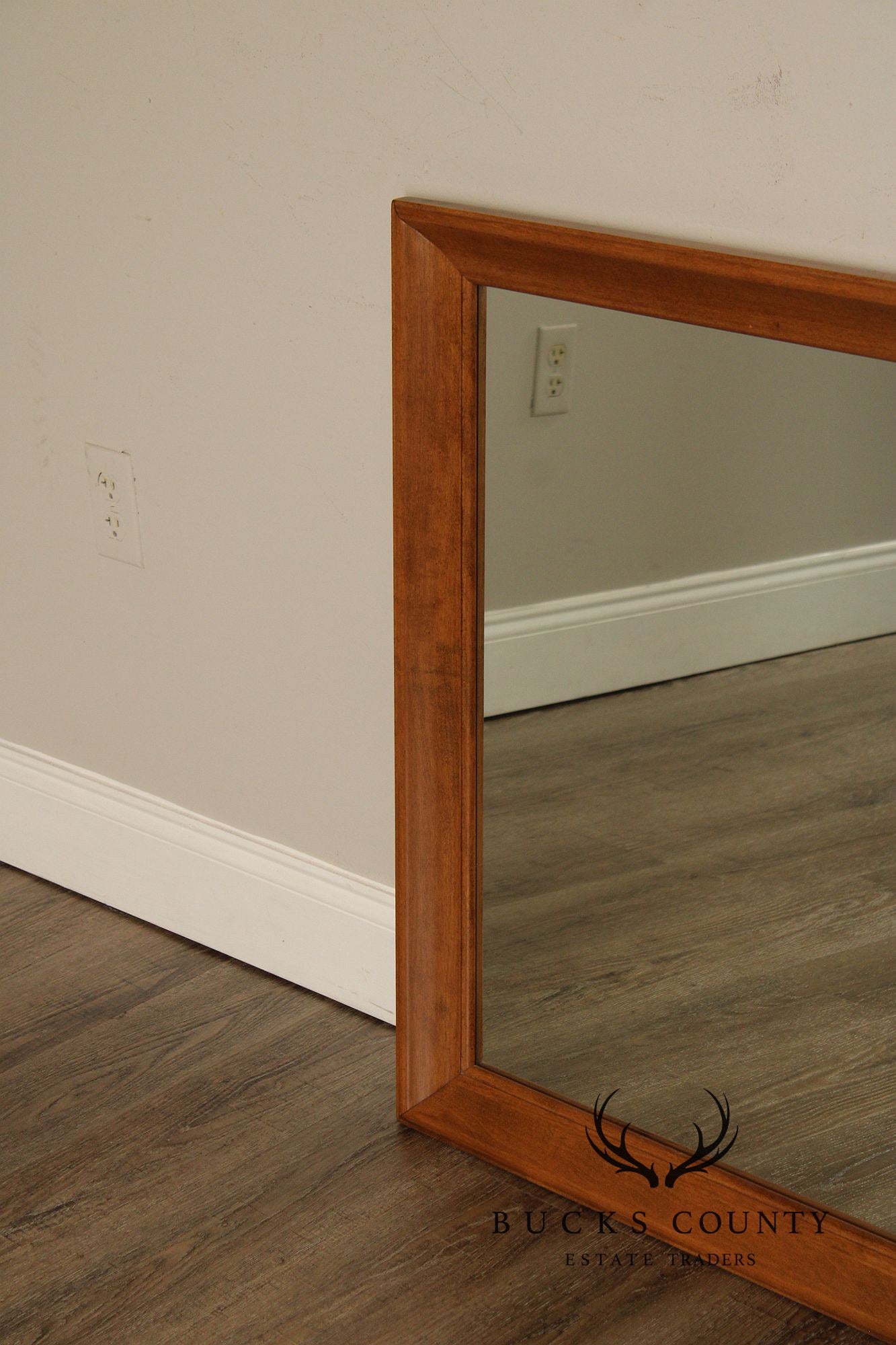 Ethan Allen Heirloom Nutmeg Maple Wall Mirror