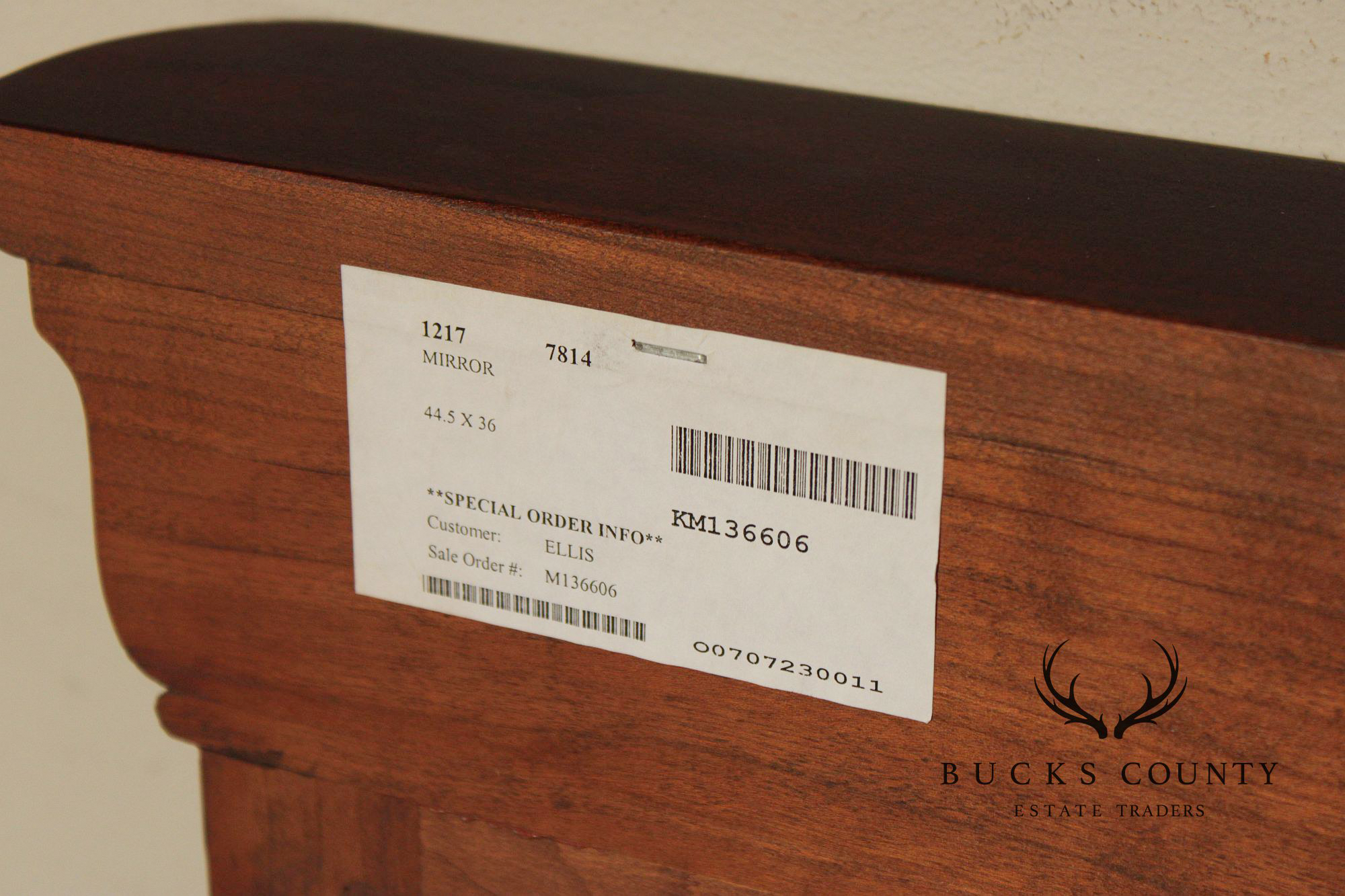 Stickley La Rochelle Louis Philippe Style Cherry Wall Mirror