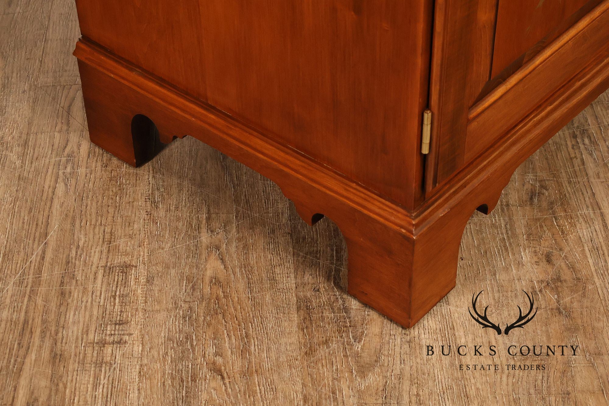 Hitchcock Two Piece Maple Step Back Hutch