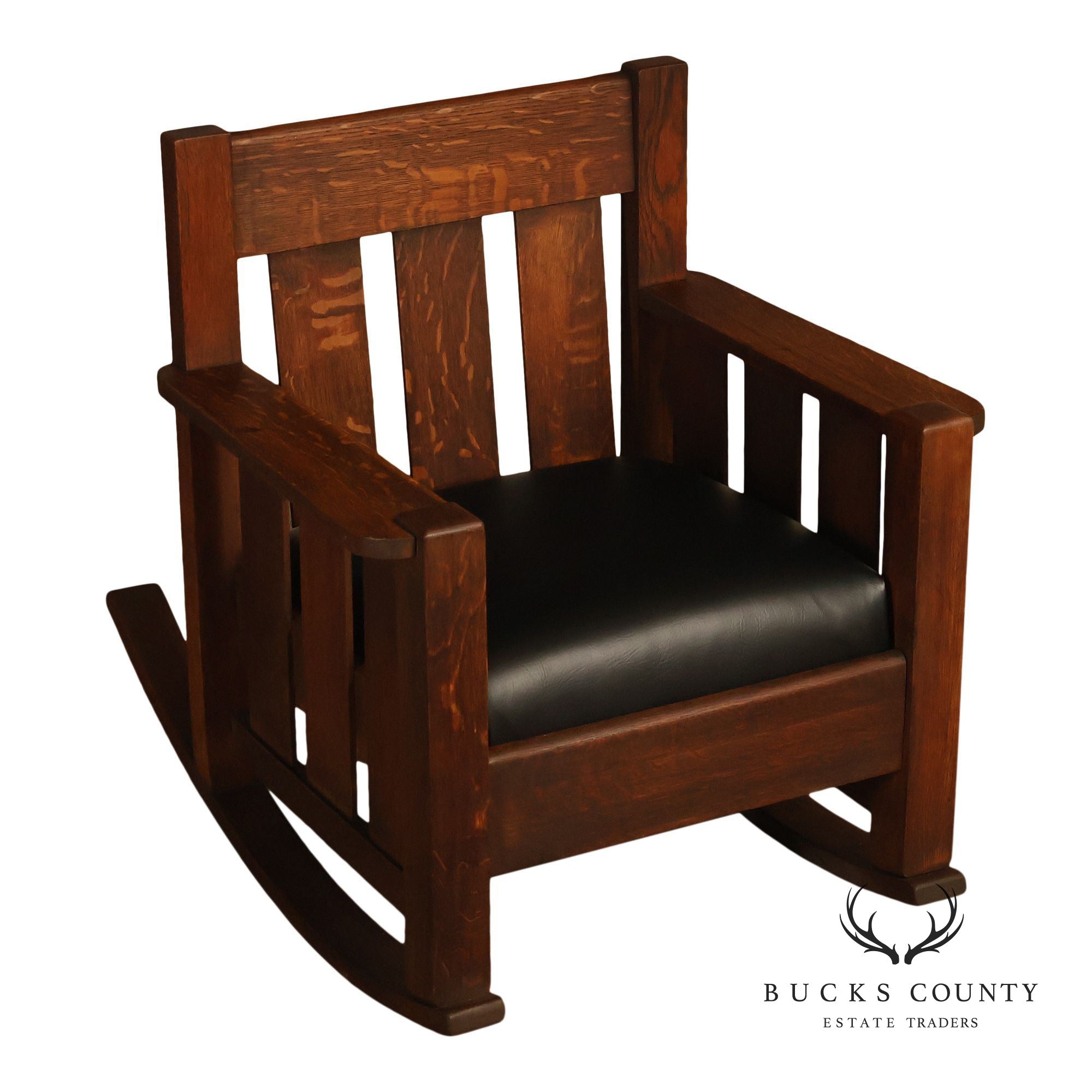 Langslow, Fowler Co. Antique Mission Oak Rocker