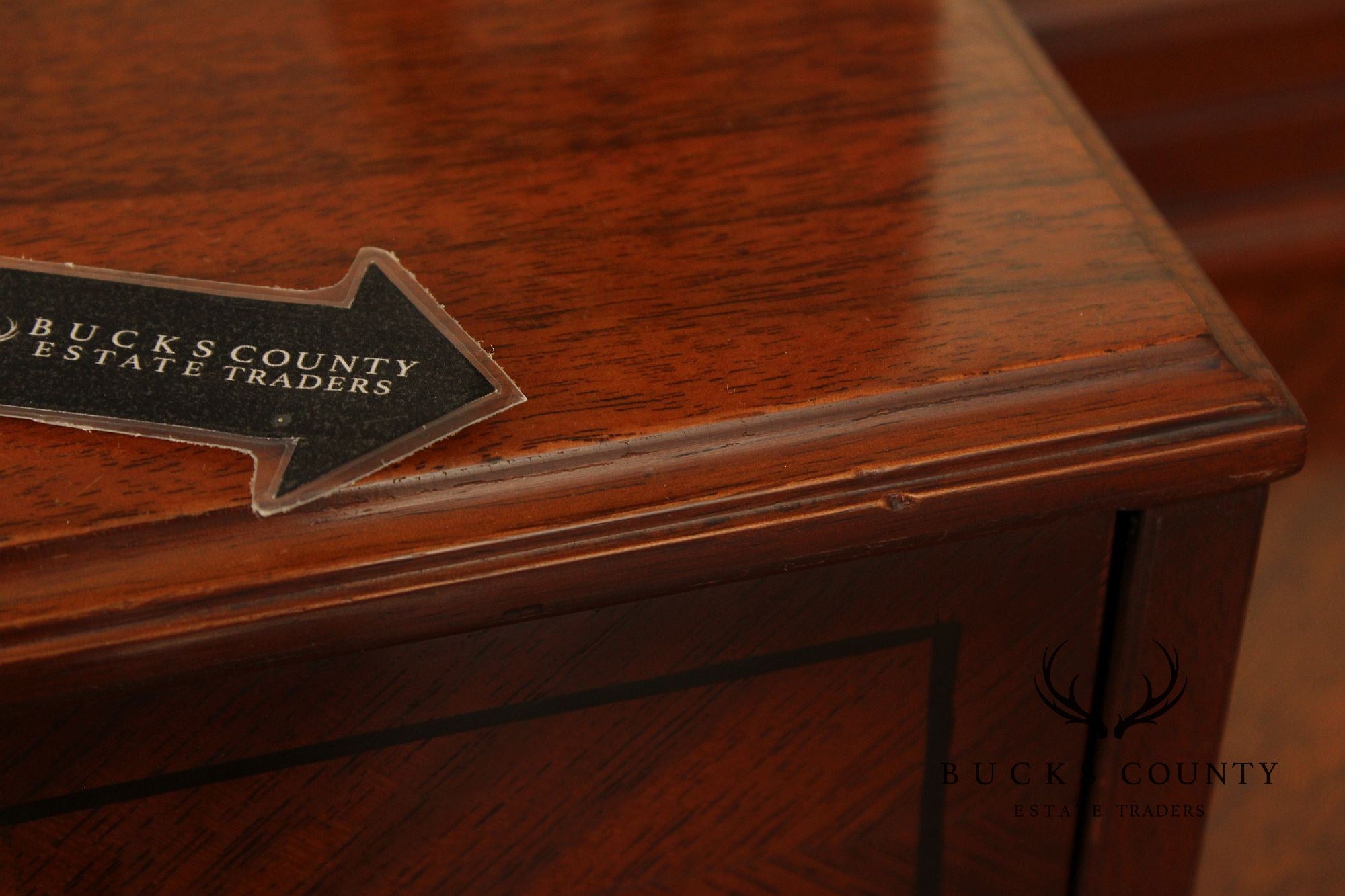 Tobey Furniture Co. Mahogany and Satinwood French Style Vanity