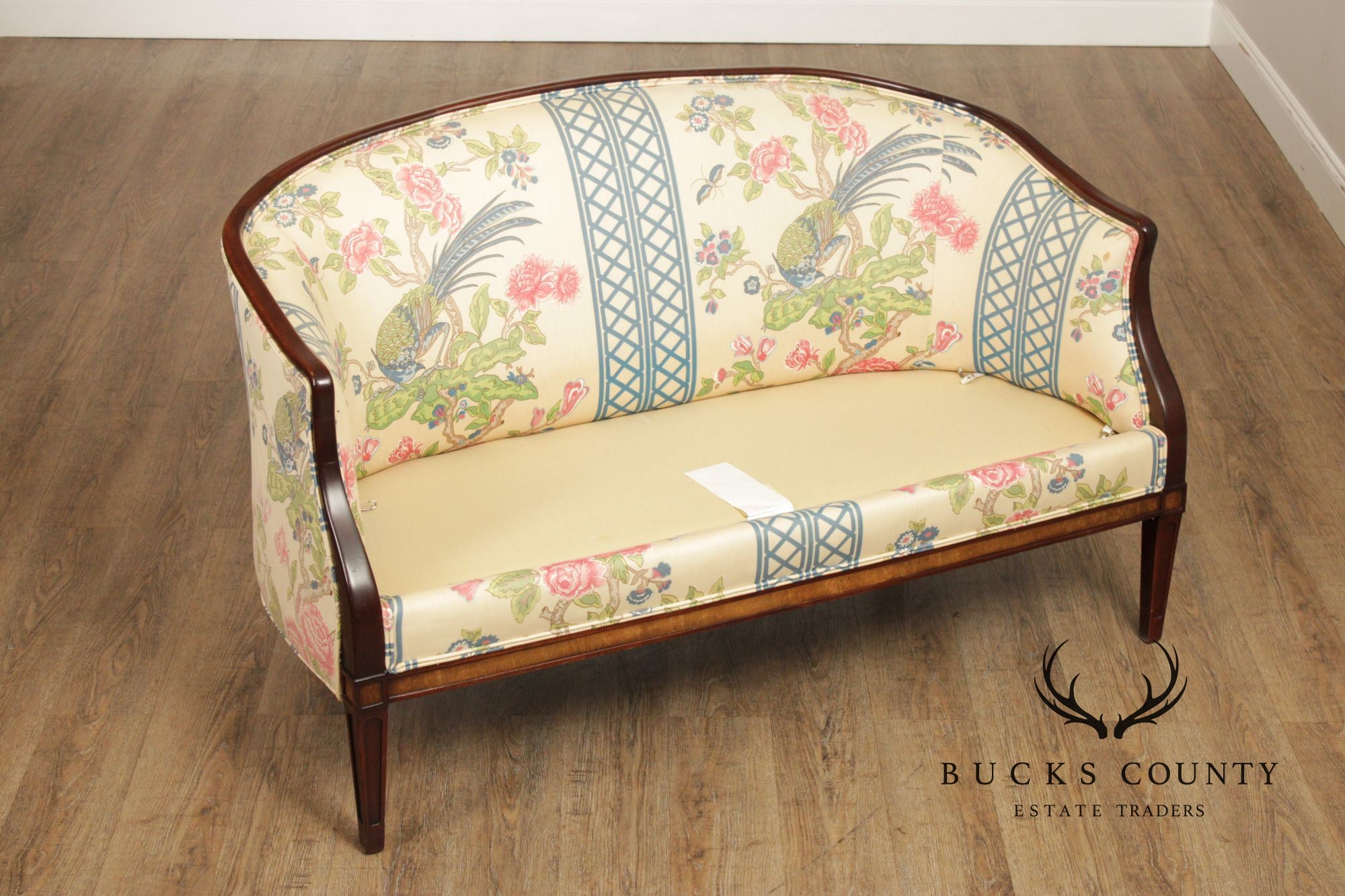 Hickory Chair Federal Style Mahogany Loveseat