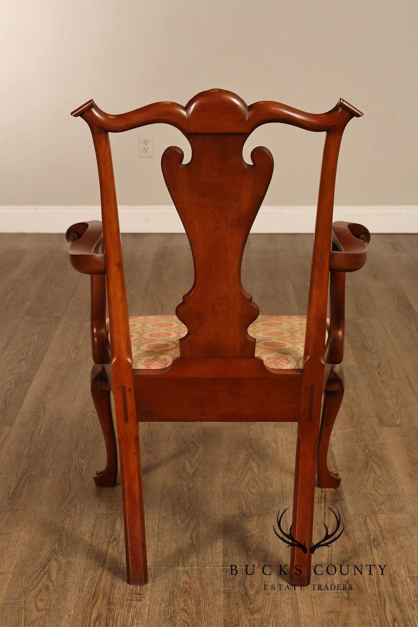 Irion Company Queen Anne Style Cherry Dining Chairs Set Of Six