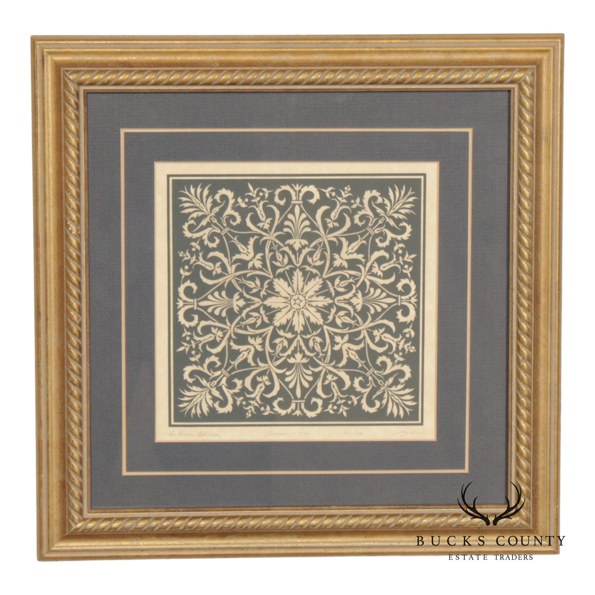 Allen Bjorkman Italian Inlay Design Framed Print