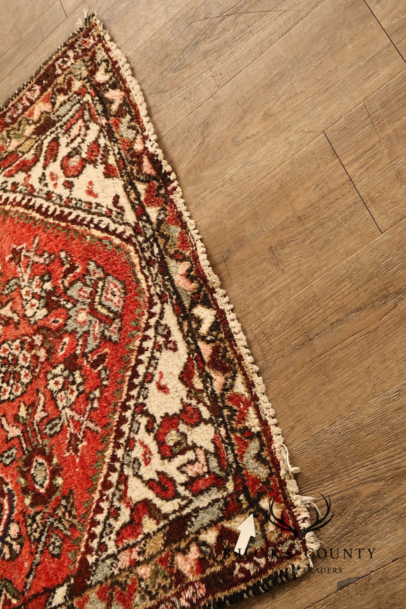 Hamedan Vintage Hand Woven Wool Area Rug