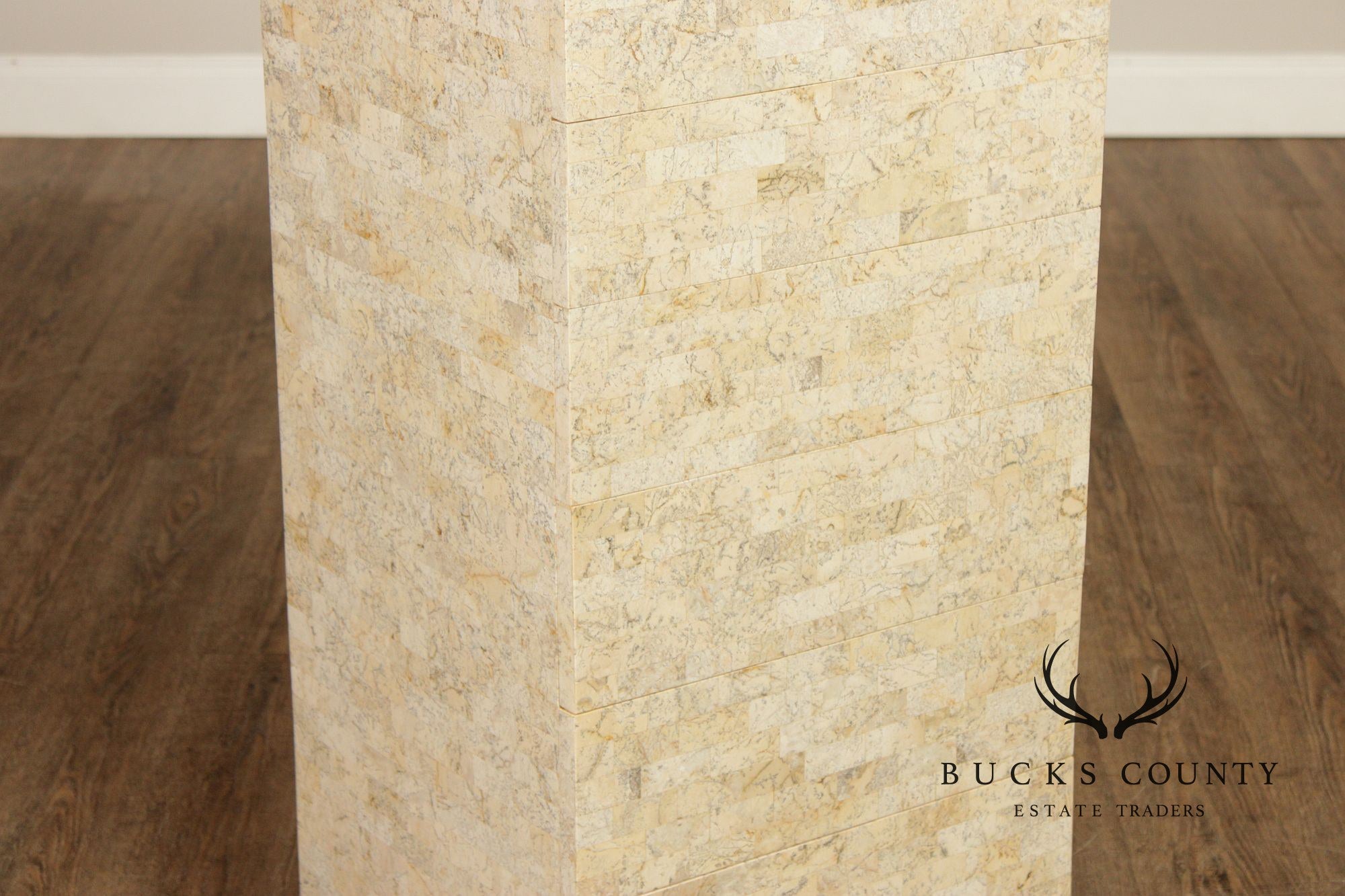 Maitland Smith Tessellated Marble Tall Chest