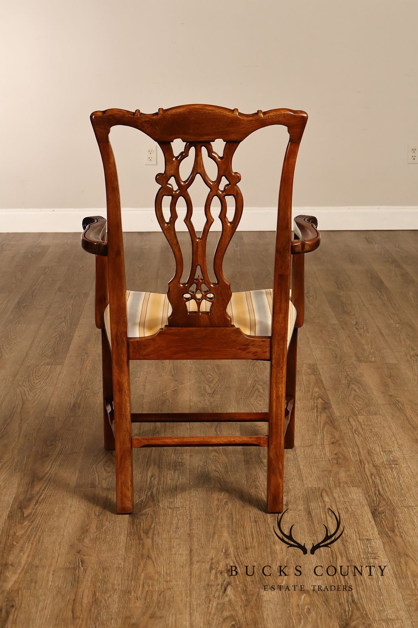Chippendale Style Set of Eight Mahogany Dining Chairs