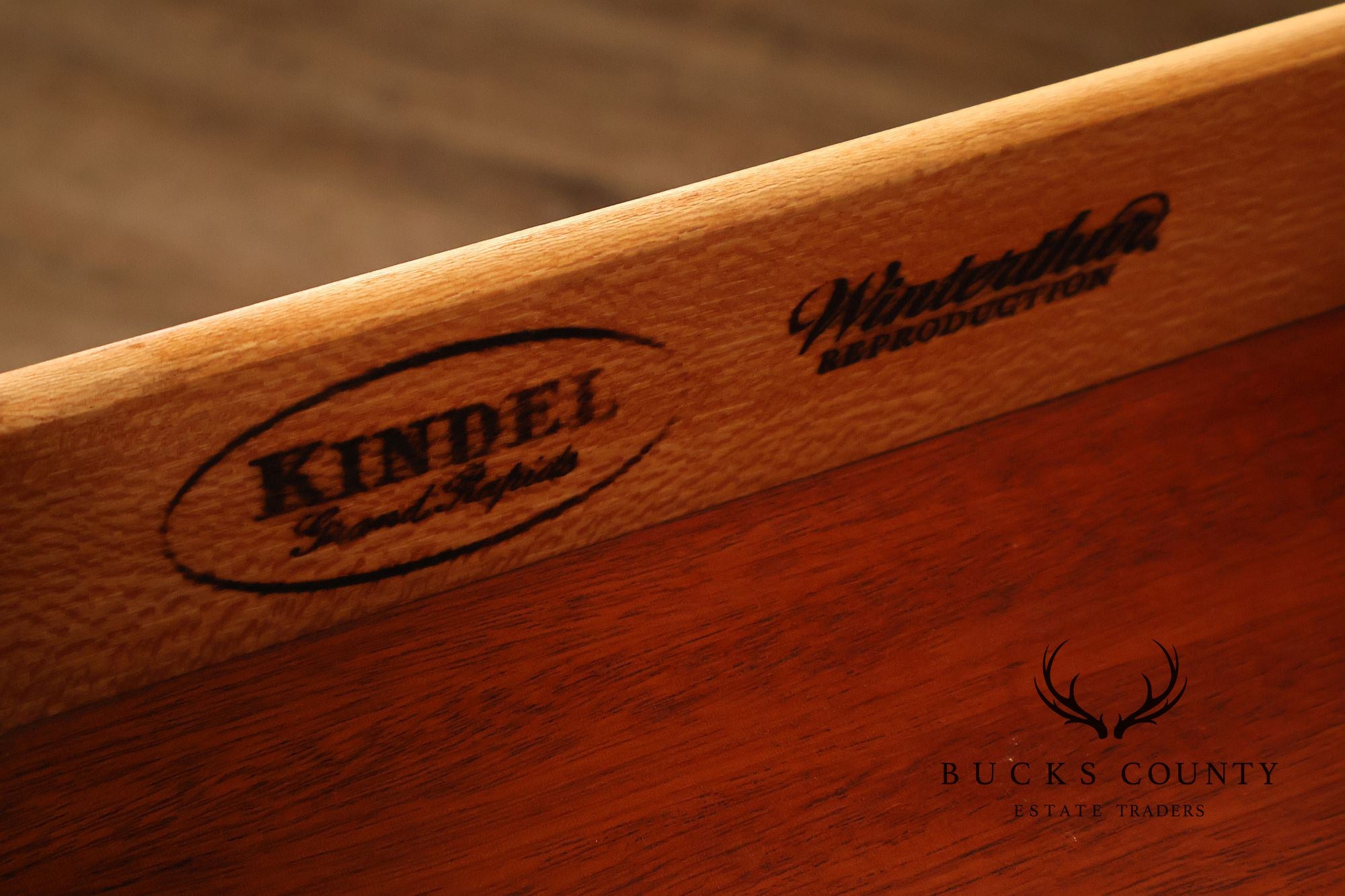 Kindel Federal Style Mahogany Inlaid Winterthur Sideboard