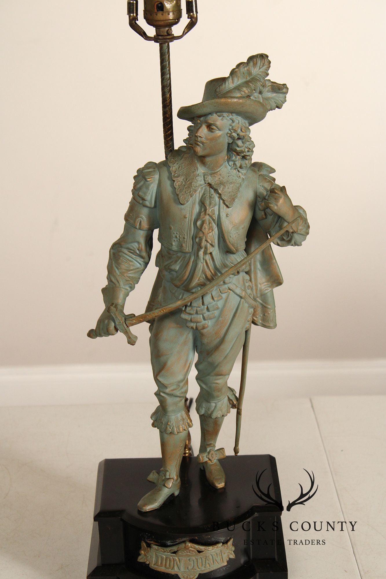Vintage Pair of Figural Table Lamps