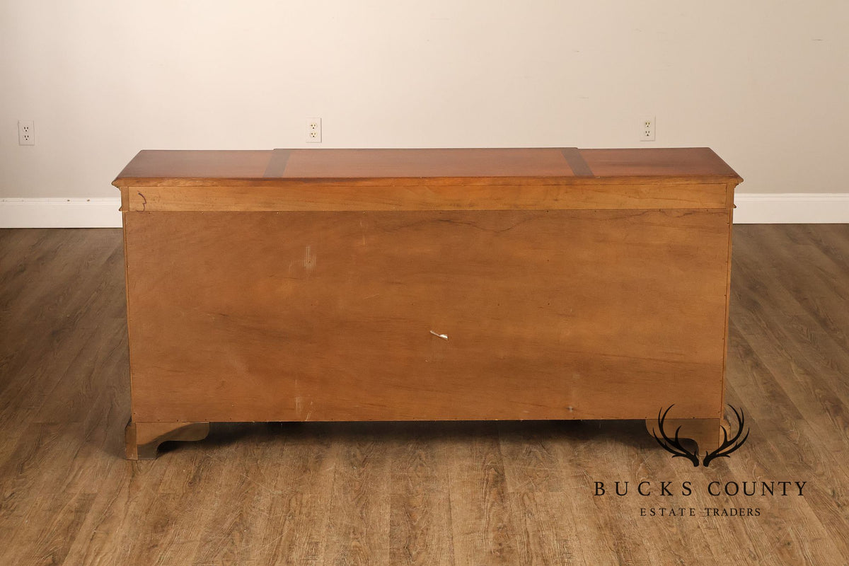 Century Furniture Georgian Style Mahogany Four-Door Buffet Sideboard