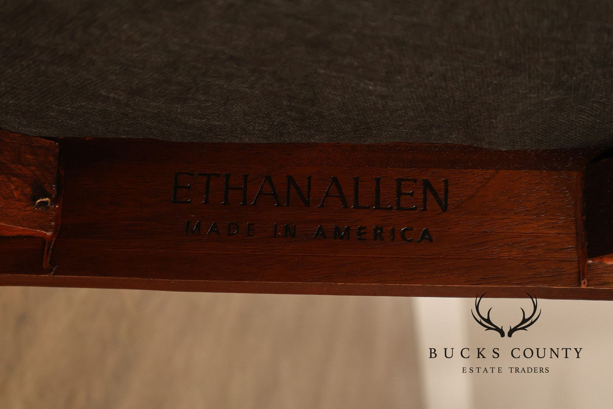 Ethan Allen '18th Century Mahogany' Set of Eight Dining Chairs