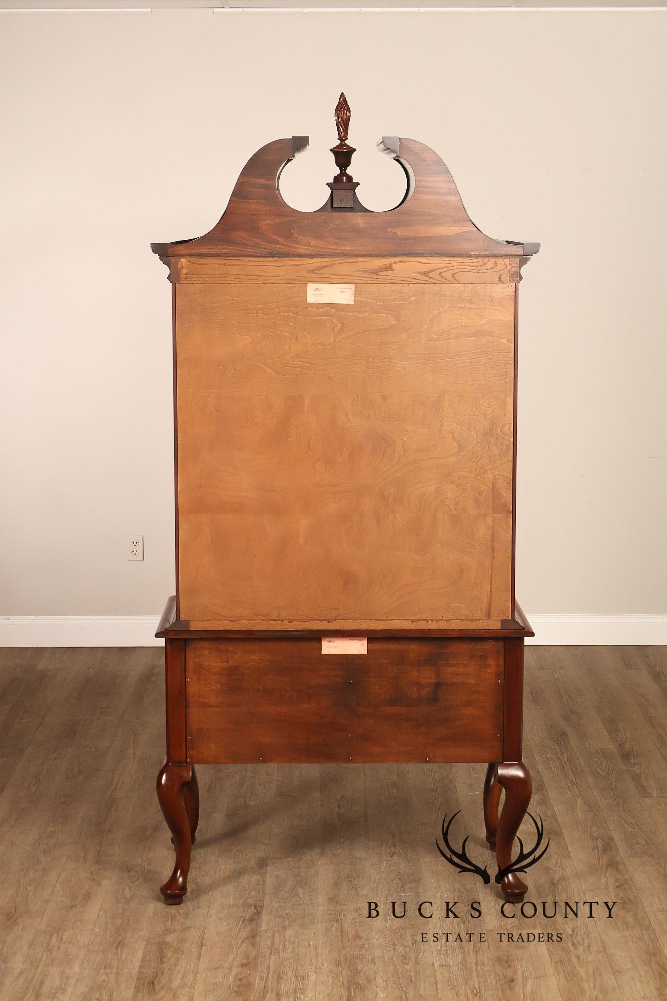 Henkel Harris Queen Anne Style Mahogany Highboy Chest