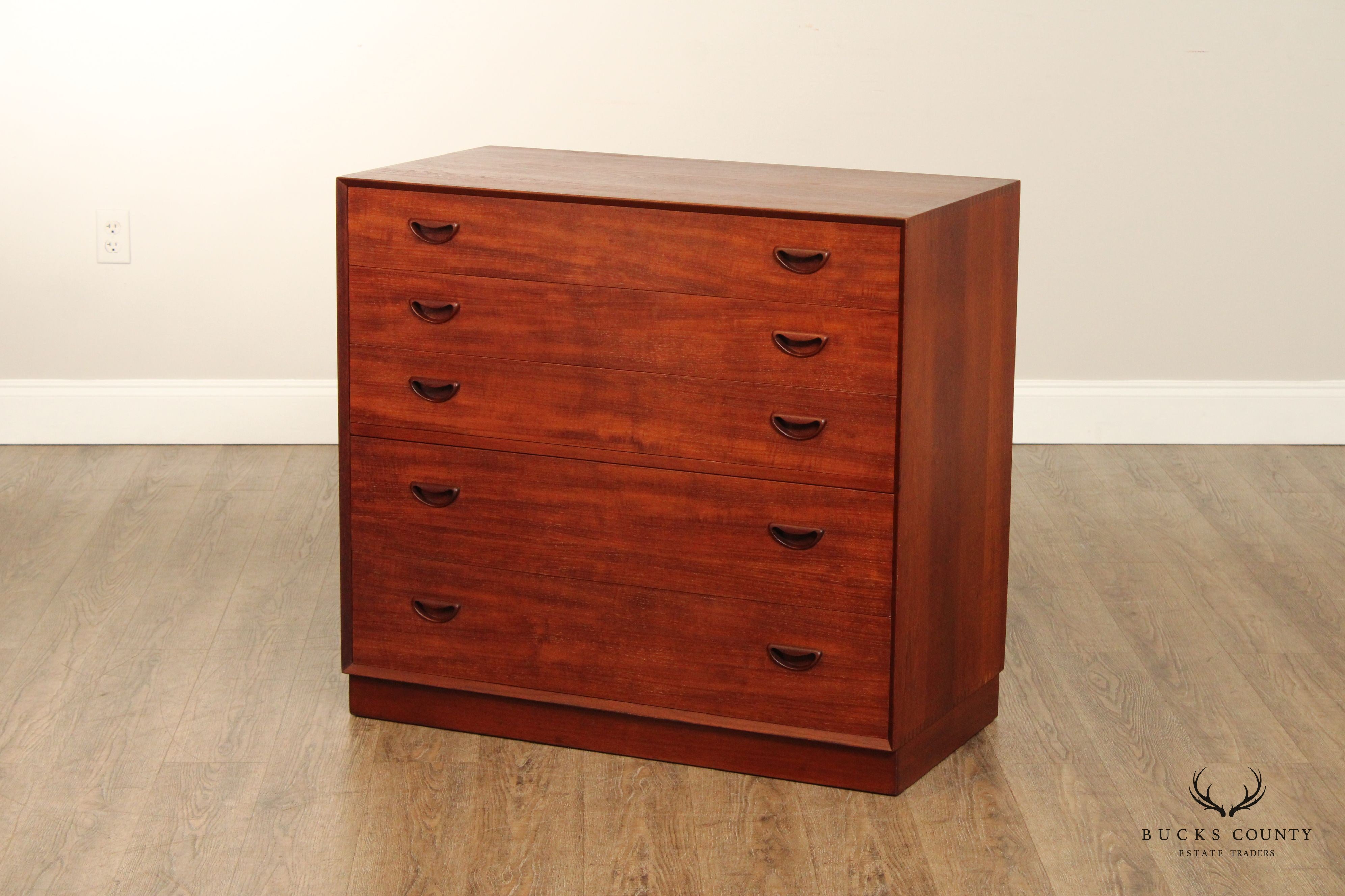 Danish Modern Teak Chest Of Drawers By Peter Hvidt and Orla Molgaard-Nielsen