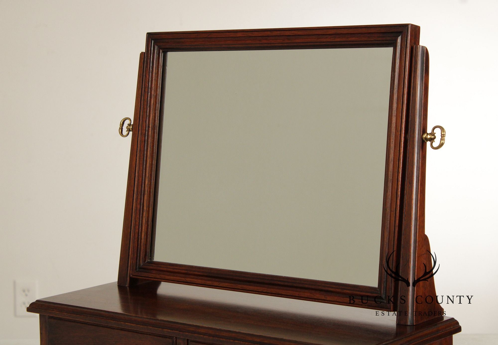 Henkel Harris Mahogany Shaving Mirror