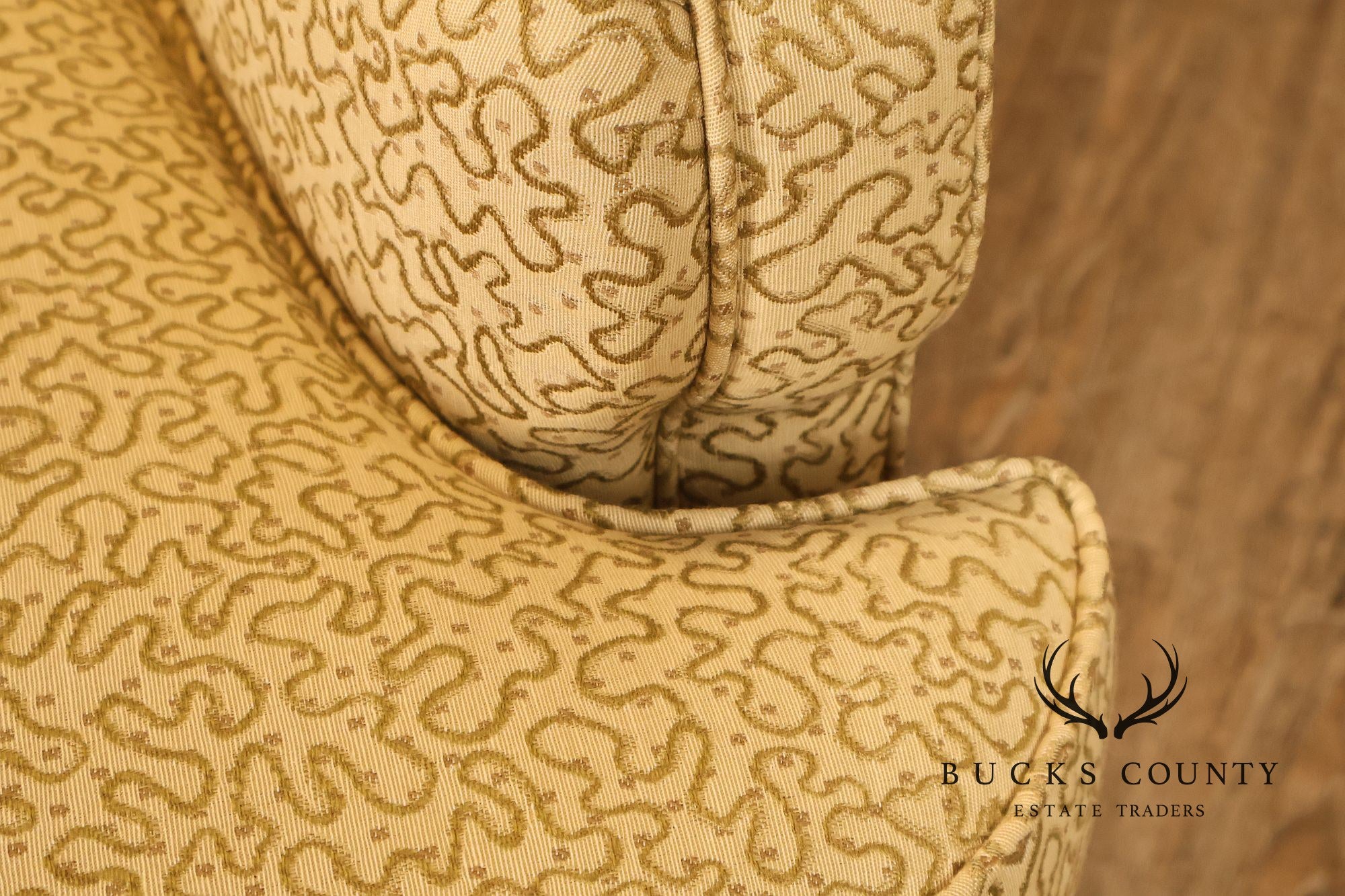 JRS Furniture Pair Of Upholstered Club Chairs