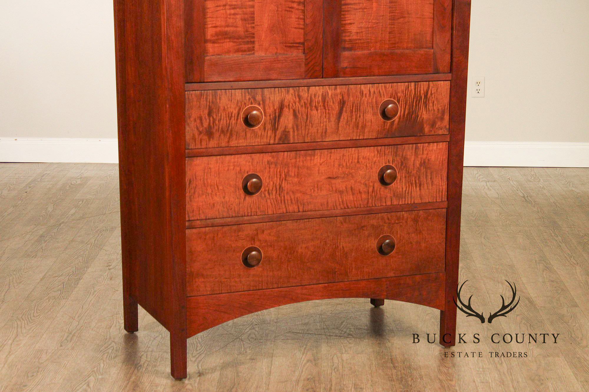 Stickley Mission Collection Harvey Ellis Cherry Door Chest