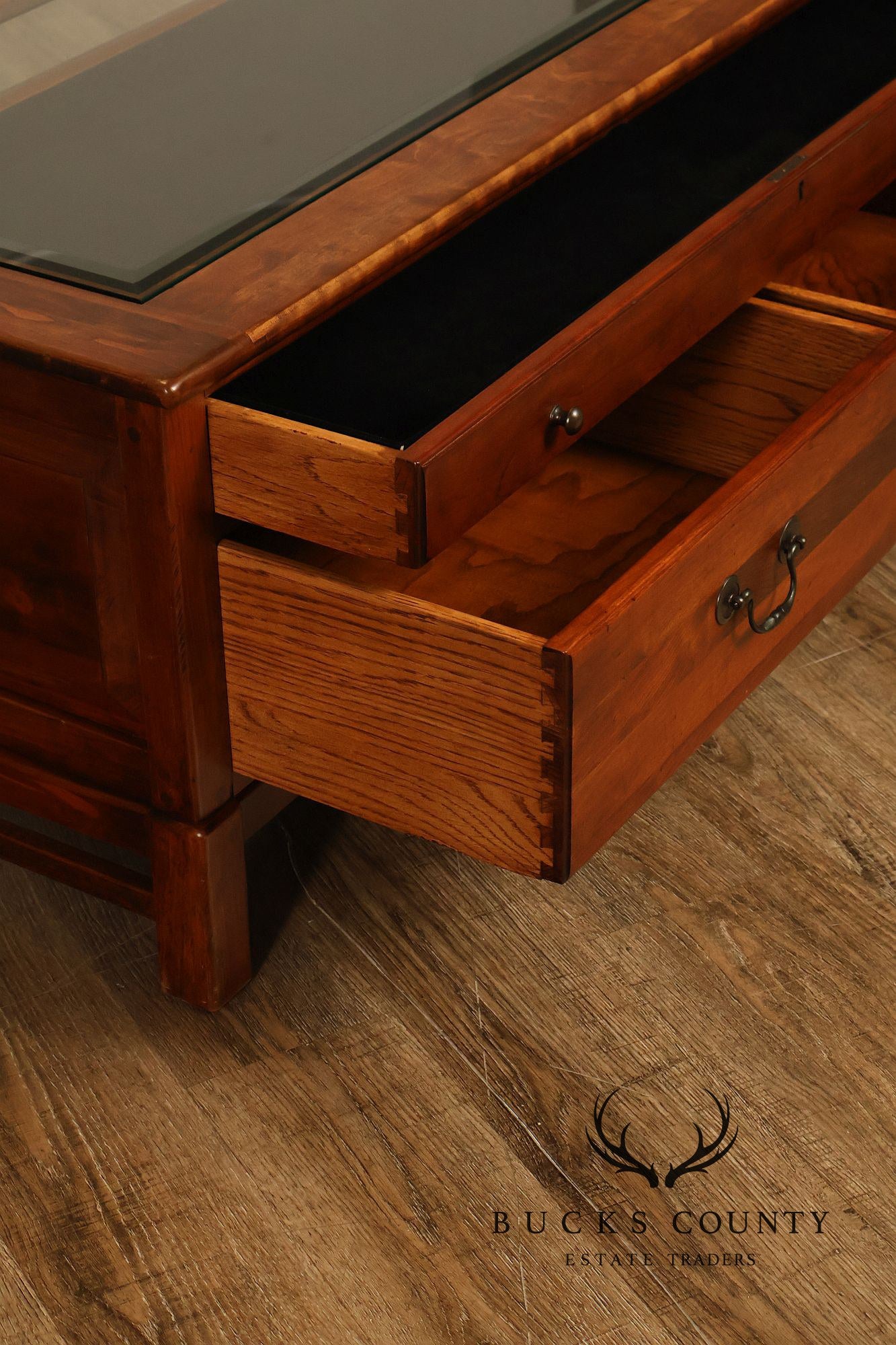 Lexington Bob Timberlake Glass Top Cherry Coffee Table