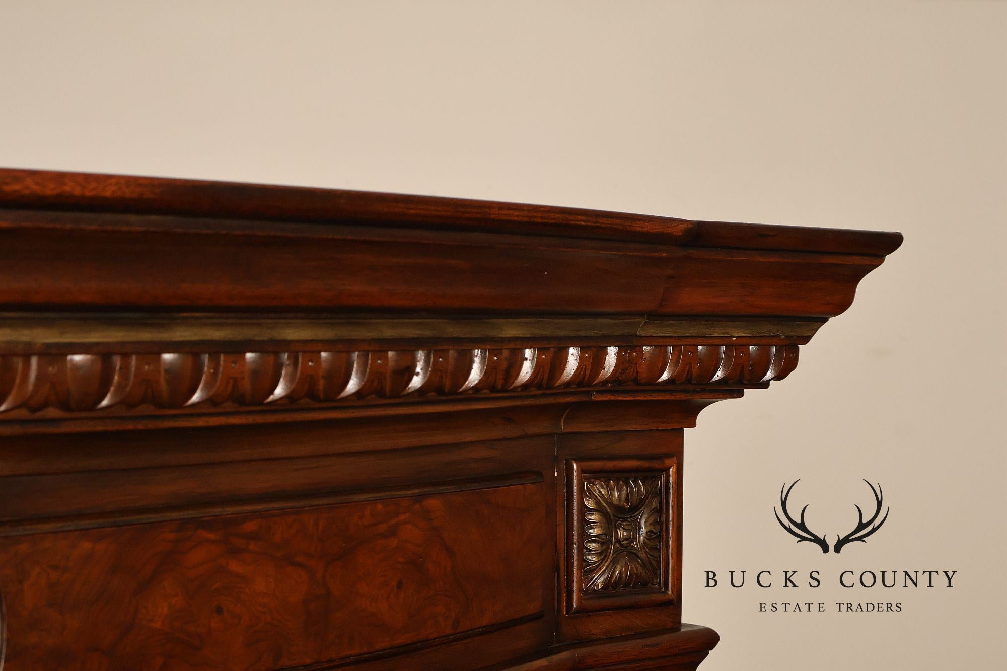 Drexel Heritage Hampshire Traditional Burl Wood Entertainment Armoire