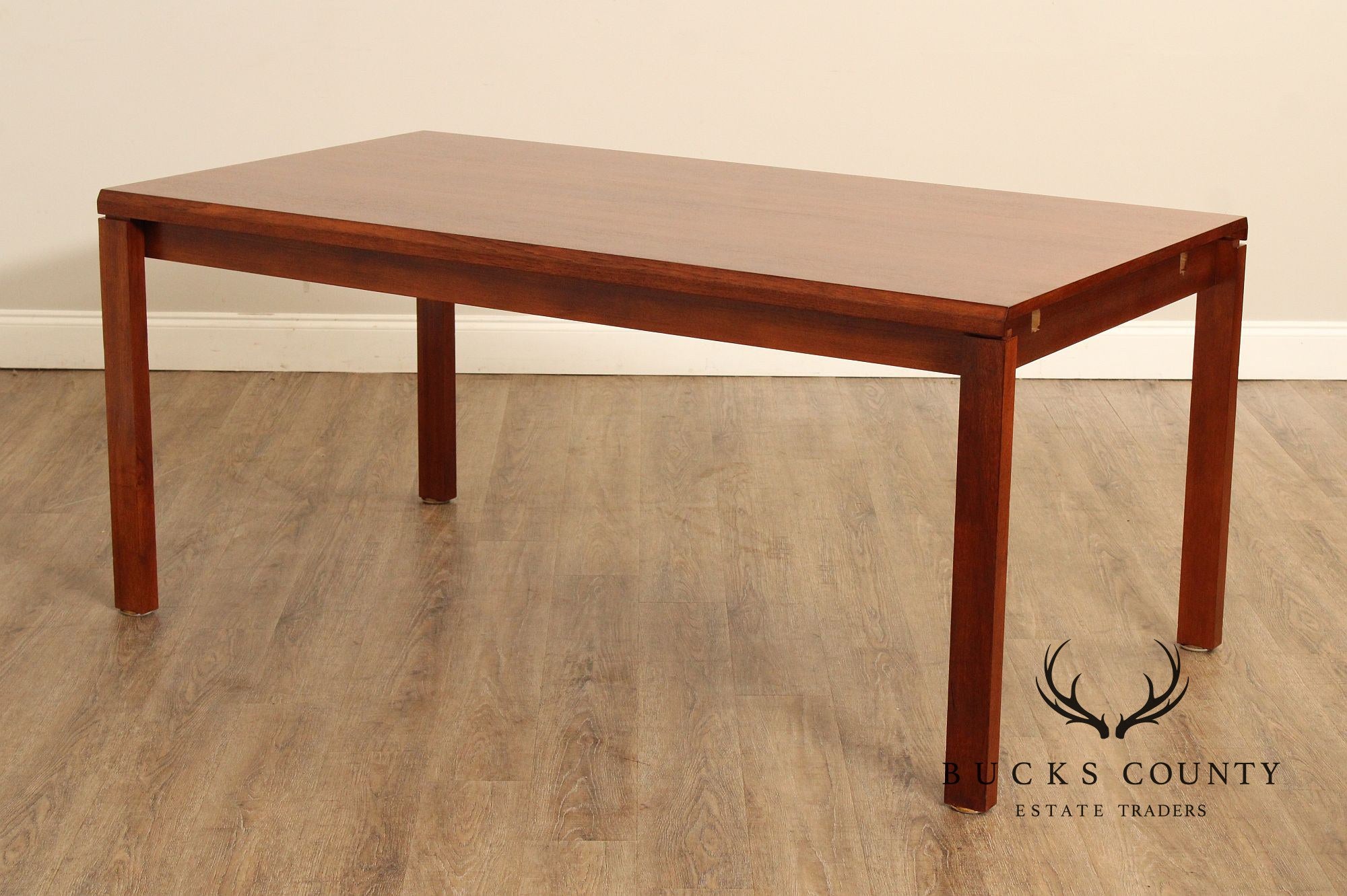 Moreddi Danish Modern Teak Draw-Leaf Dining Table