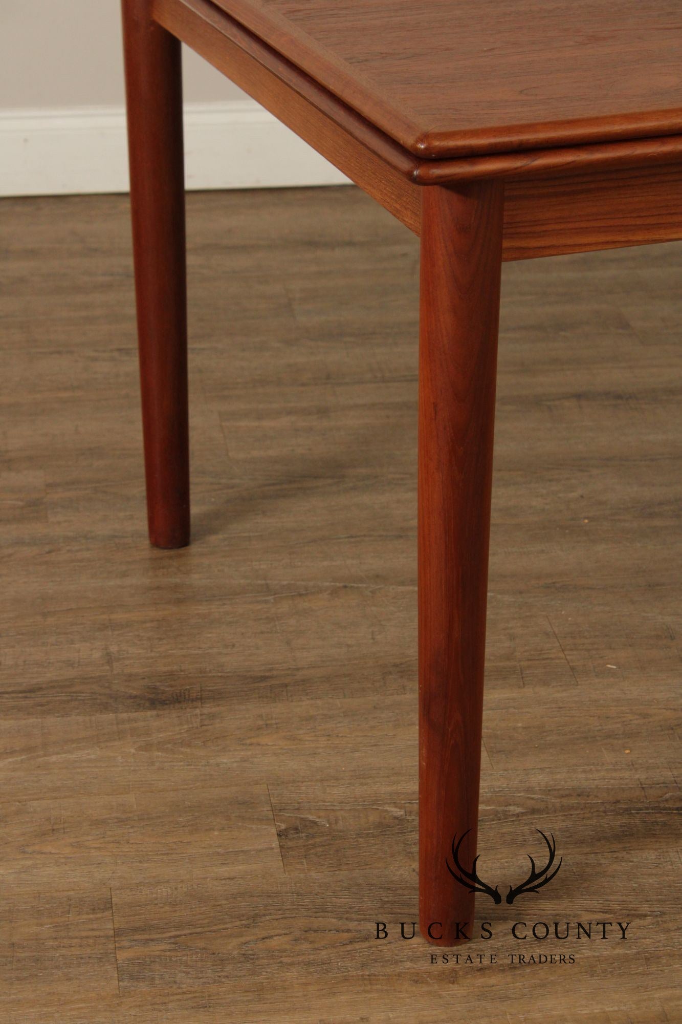 AM Mobler 1960s Danish Modern Teak Refectory Dining Table