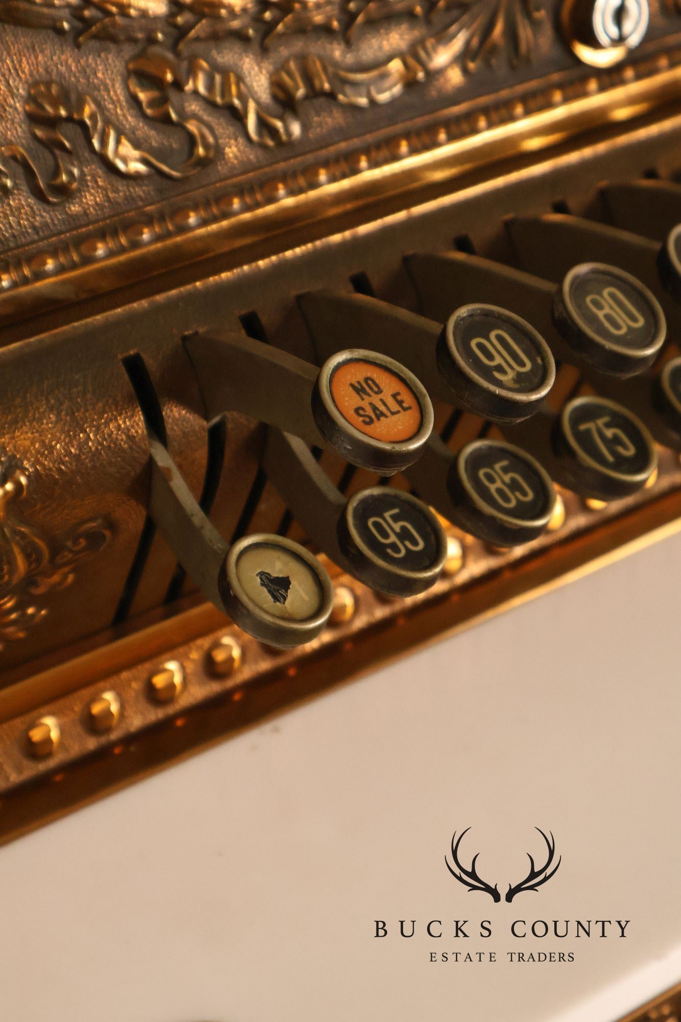 National Cash Register Model 333 Brass Cash Register