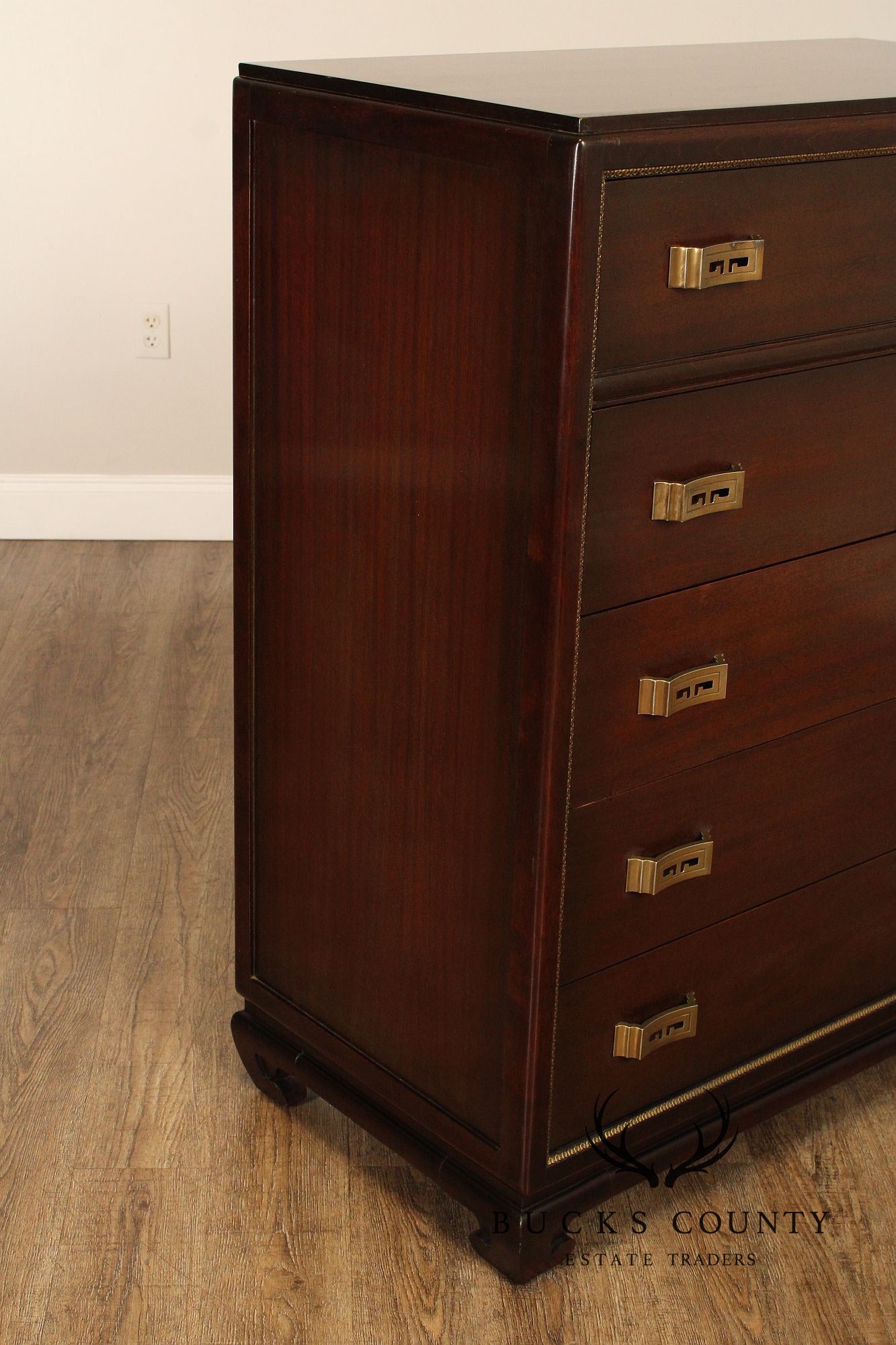 Rway Asian Inspired Mahogany Chest of Drawers