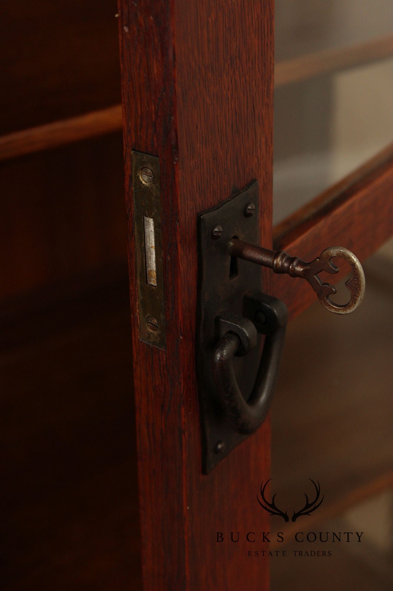 Gustav Stickley Antique Mission Oak No. 815 China Cabinet