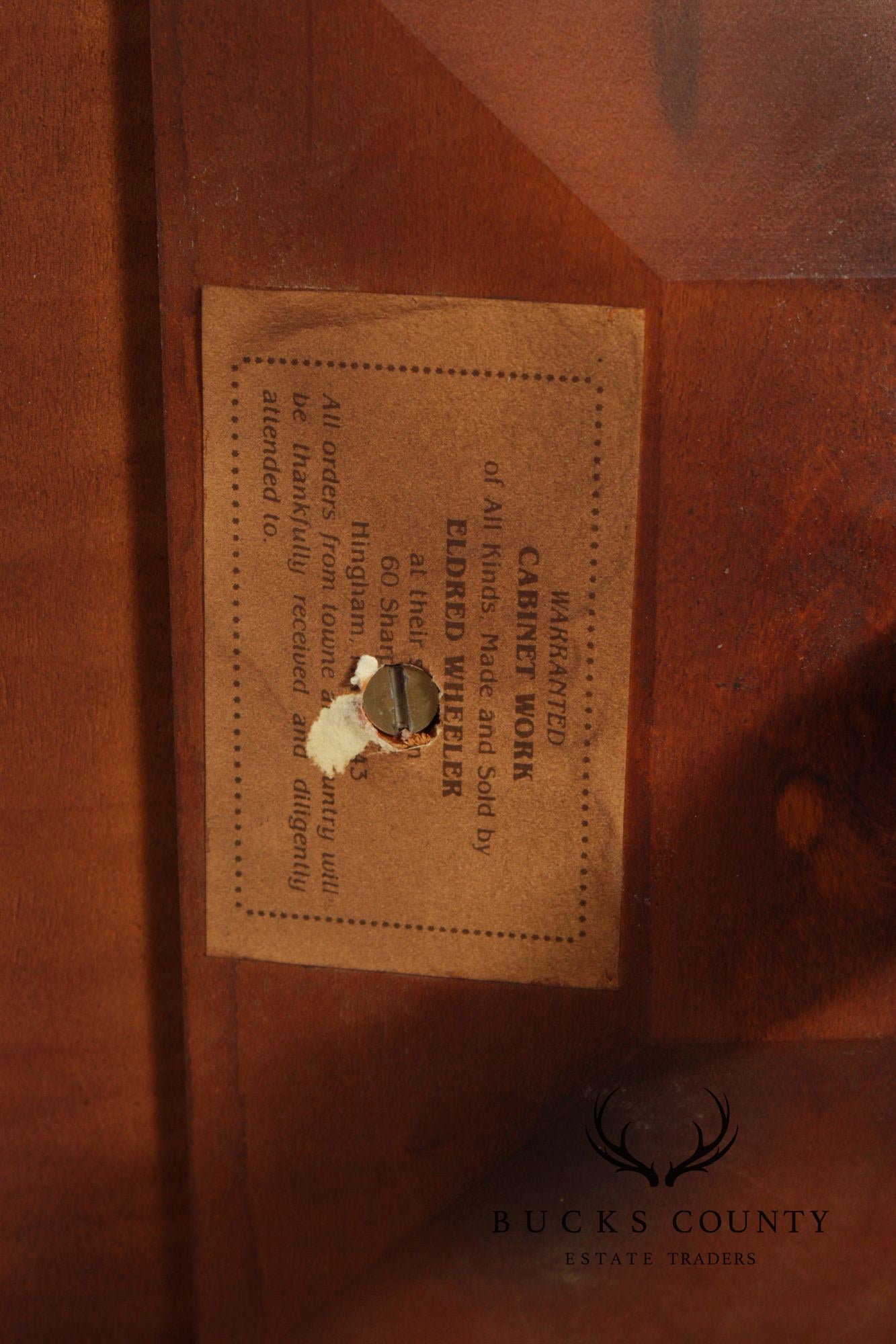 Eldred Wheeler Early American Style Tiger Maple Candlestand