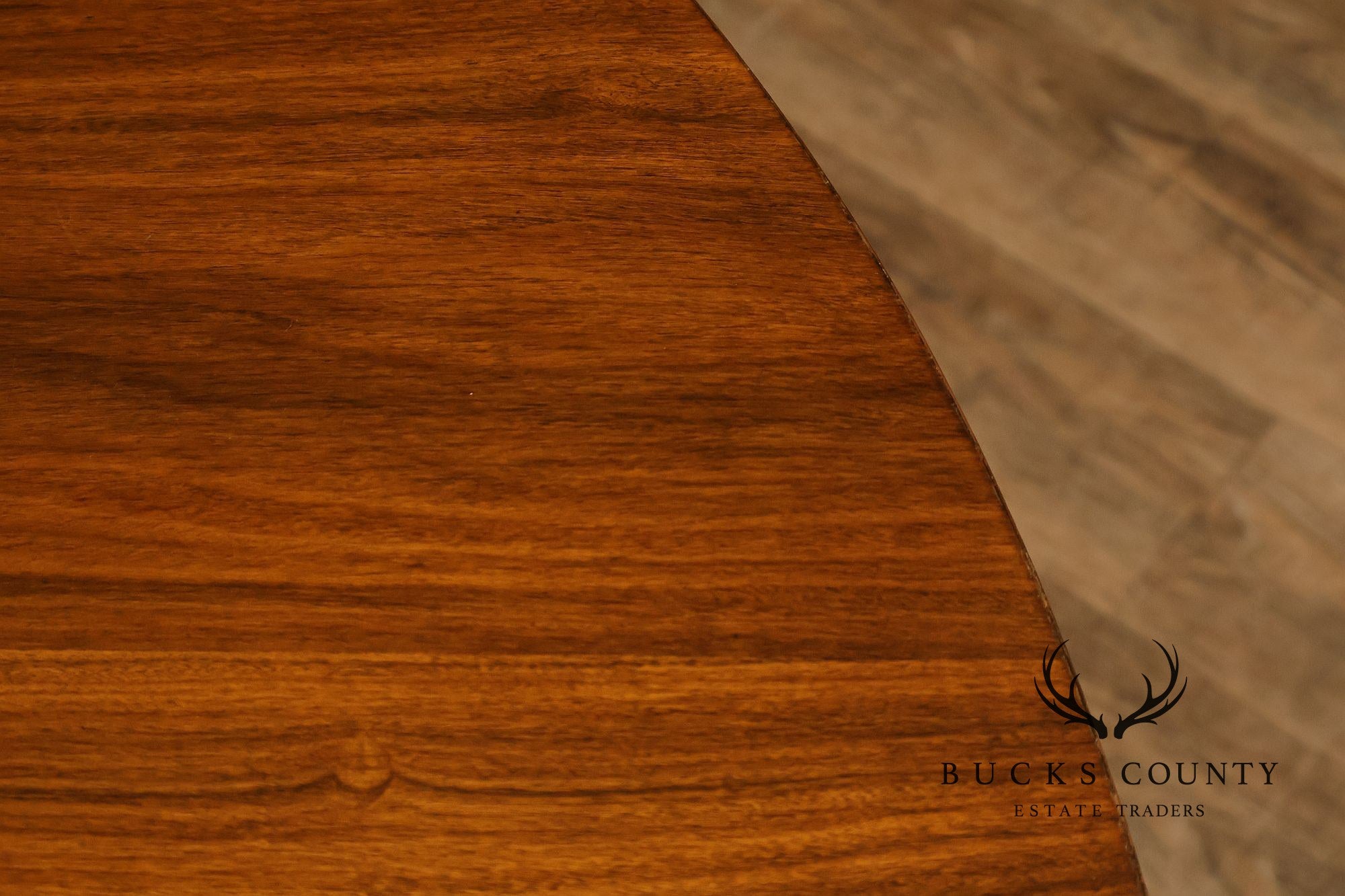 English Regency Style 48" Round Mahogany Center Table