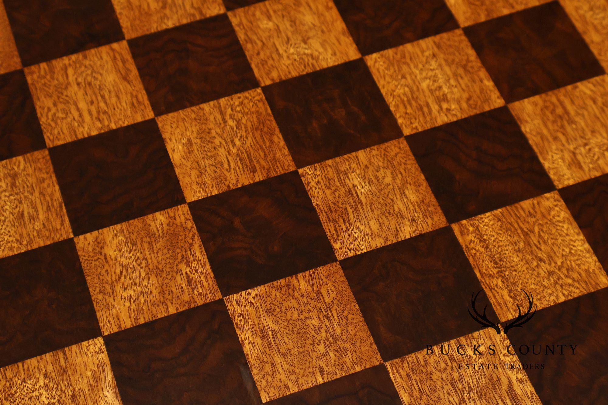 Lloyd Buxton Leather Top Four Drawer Gaming Table With Backgammon And Chess Board