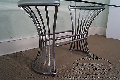 Shaver Howard Steel Frame Dining Table & 6 Chairs Set