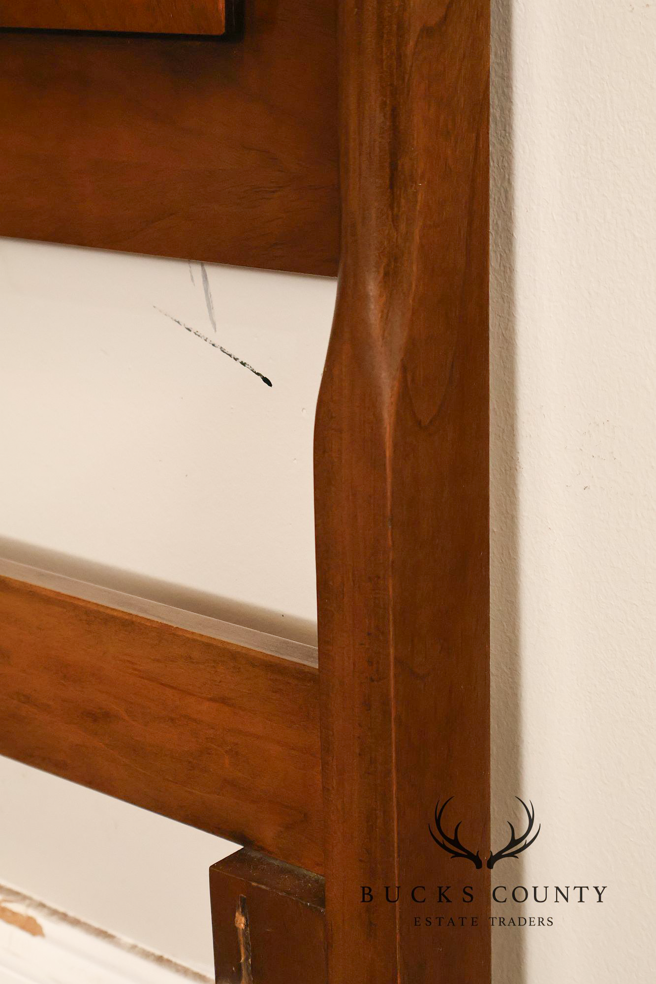 United Furniture Mid Century Diamond Walnut Queen Headboard