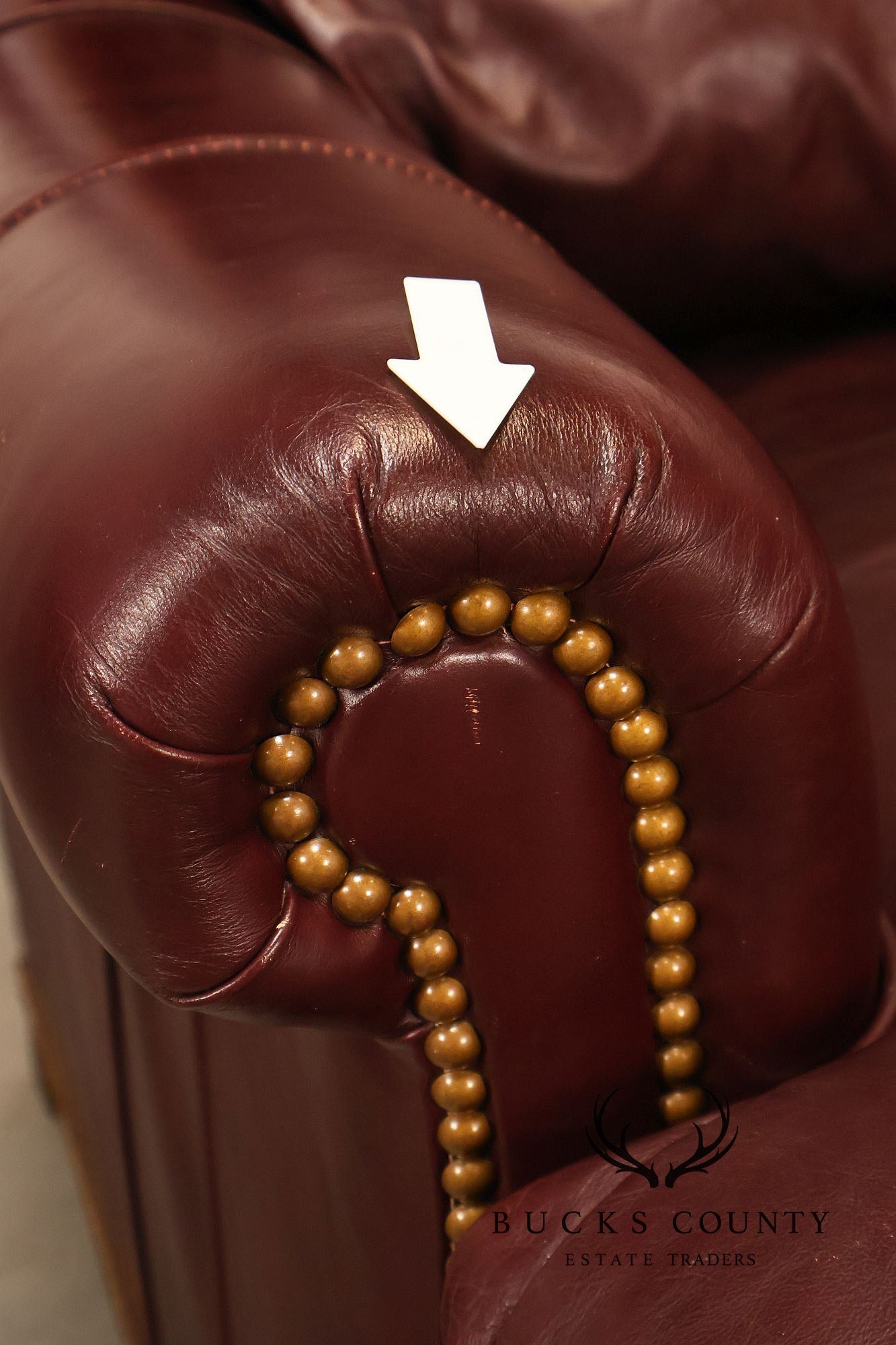 Hancock & Moore Austin High Back Leather Sofa