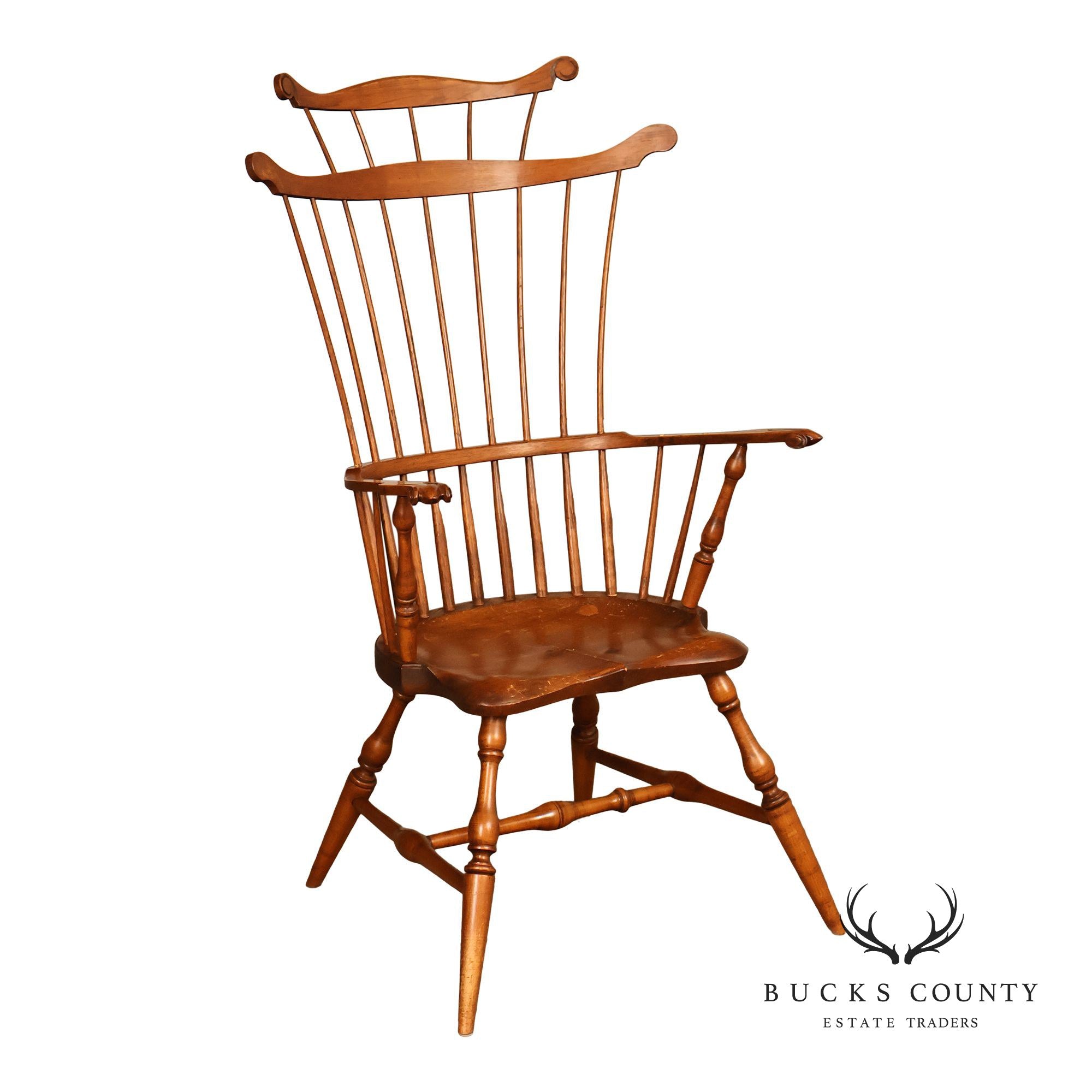 Bench Made Philadelphia Comb-Back Windsor Style Armchair