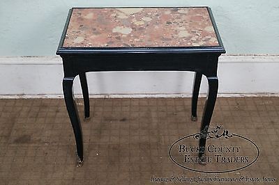 Antique French Louis XV Style Marble Top Side Table