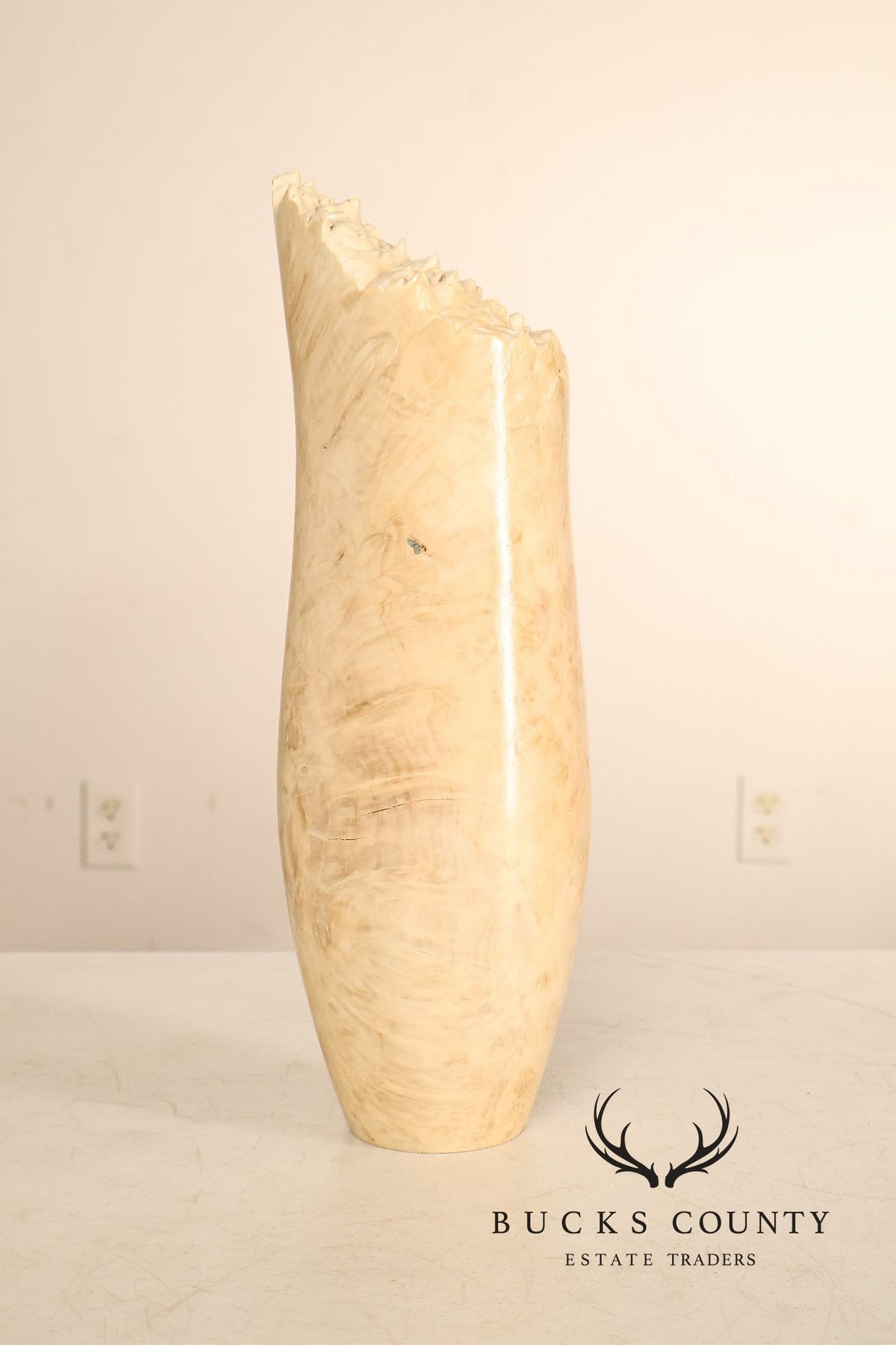 John Mascoll Contemporary Turned Maple Vase
