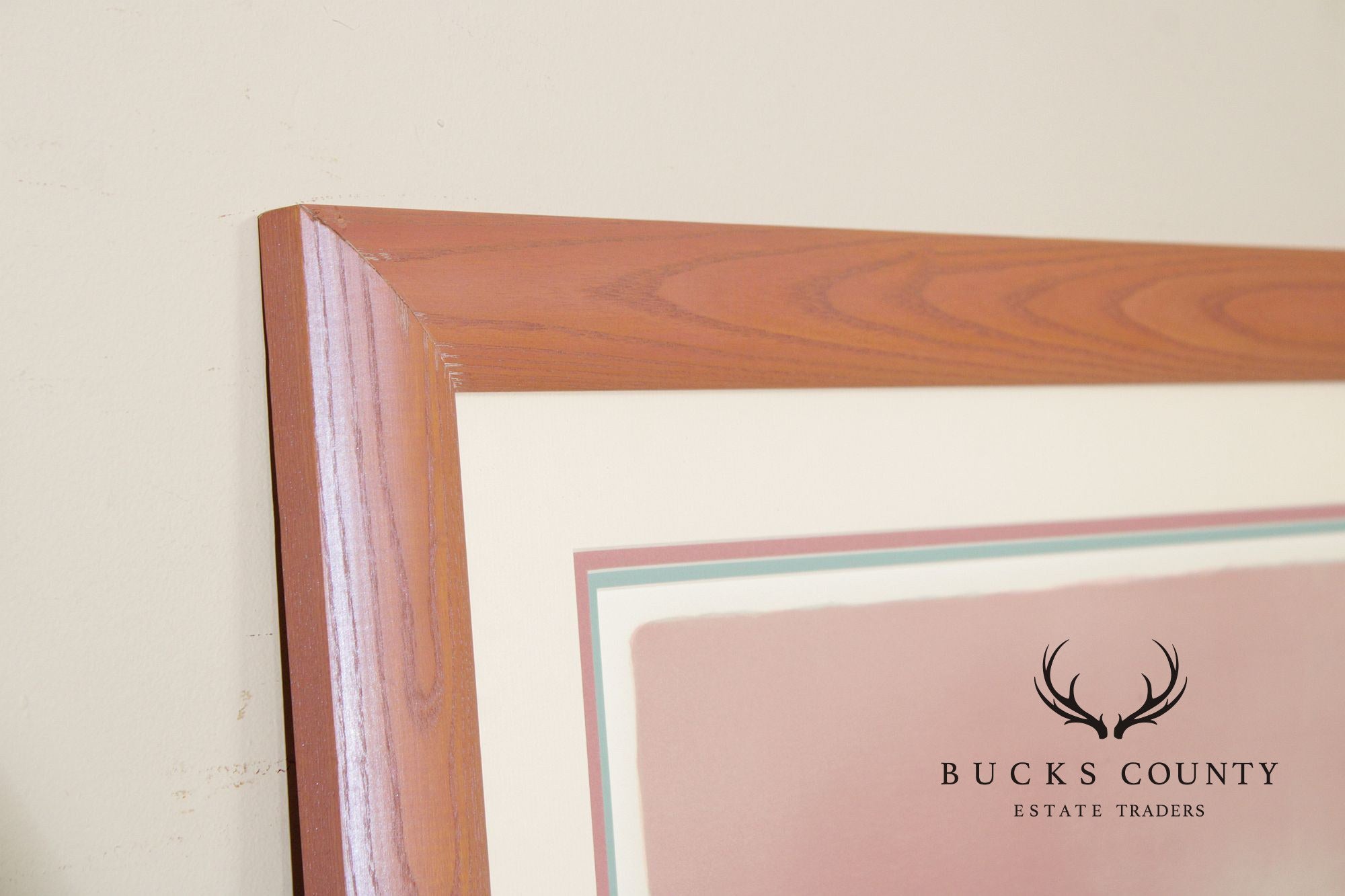 Jane Bazinet Framed Serigraph Print, 'Misty Road'