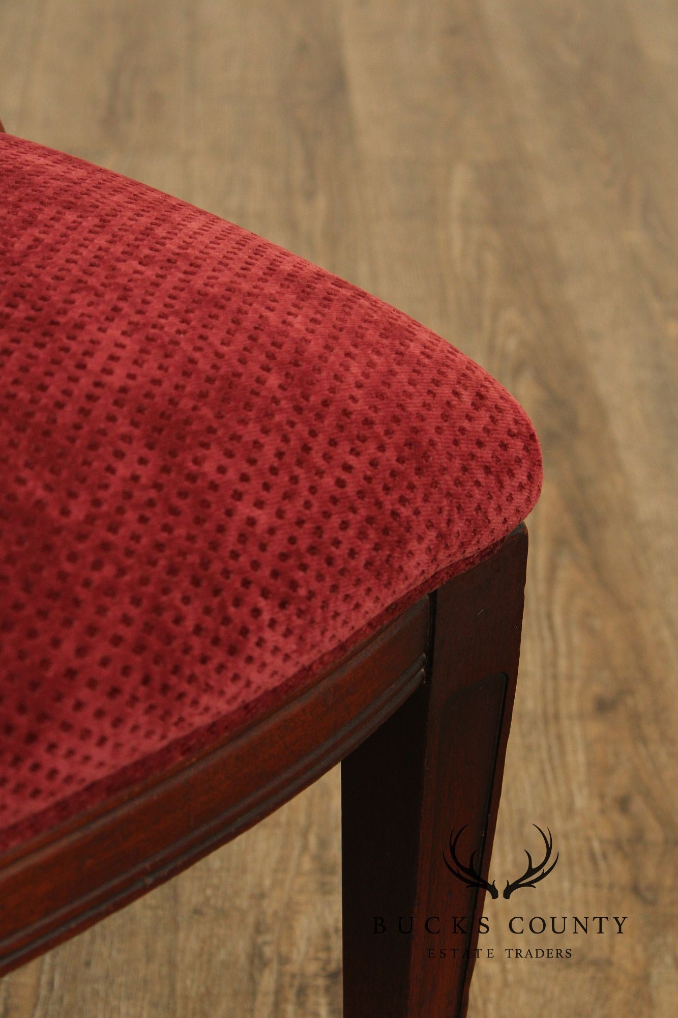 French Empire Mahogany Gondola Side Chair