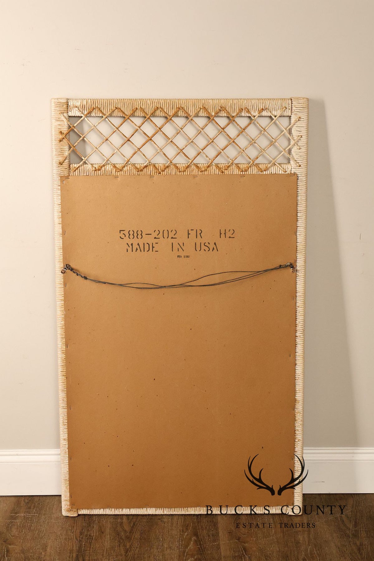 Lexington Henry Link Wicker Pier Mirror