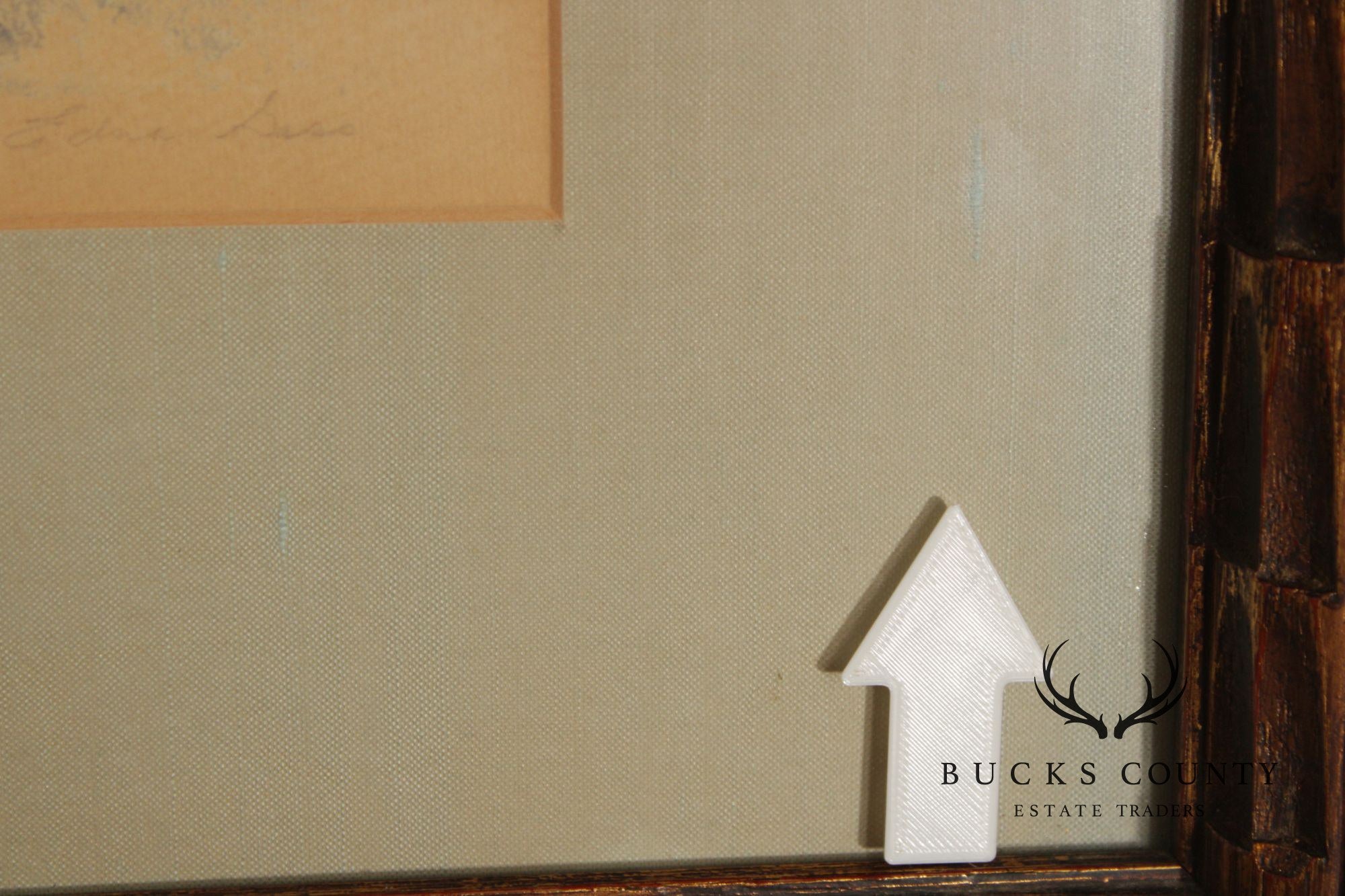 Edna Bass Impressionist Style Pastel Painting, 'Maternité'