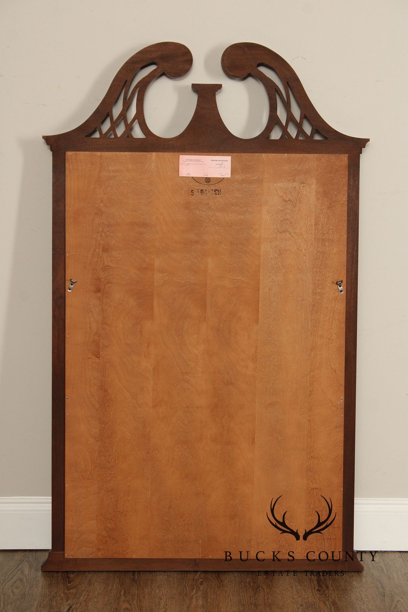 Henkel Harris Georgian Style Mahogany Dresser Mirror