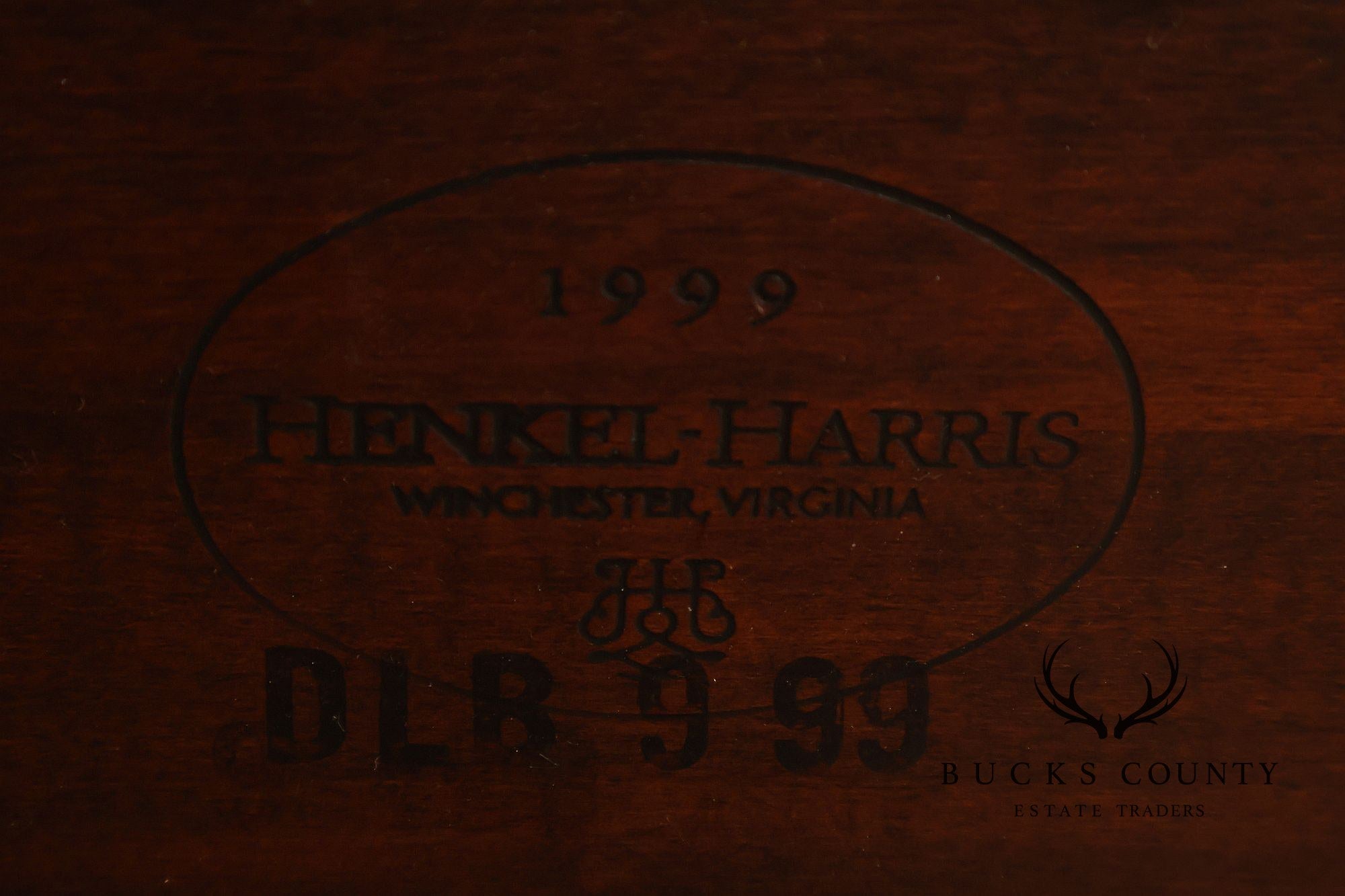 Henkel Harris King Mahogany Poster Bed