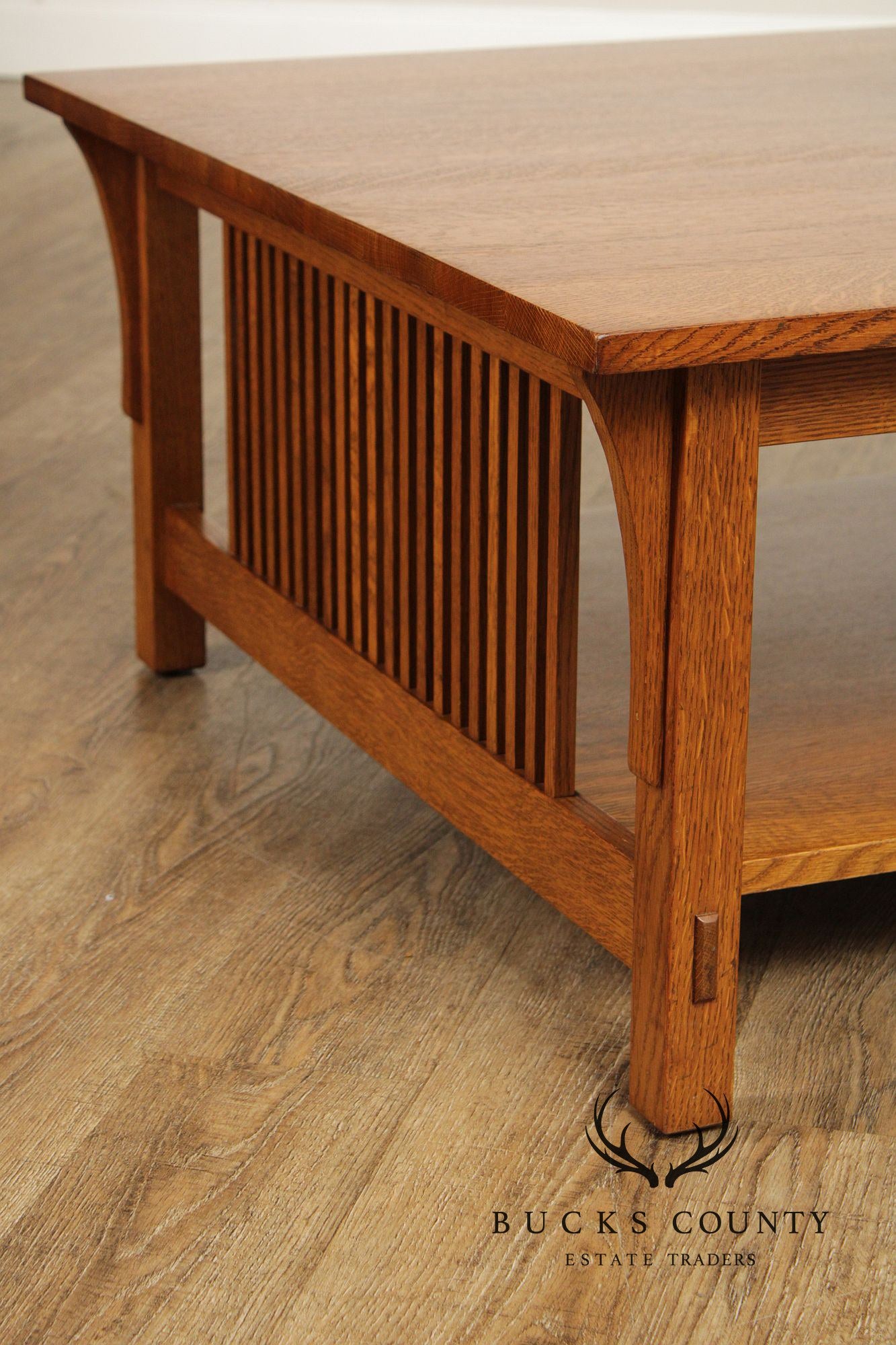 Stickley Mission Collection Oak Cocktail Table