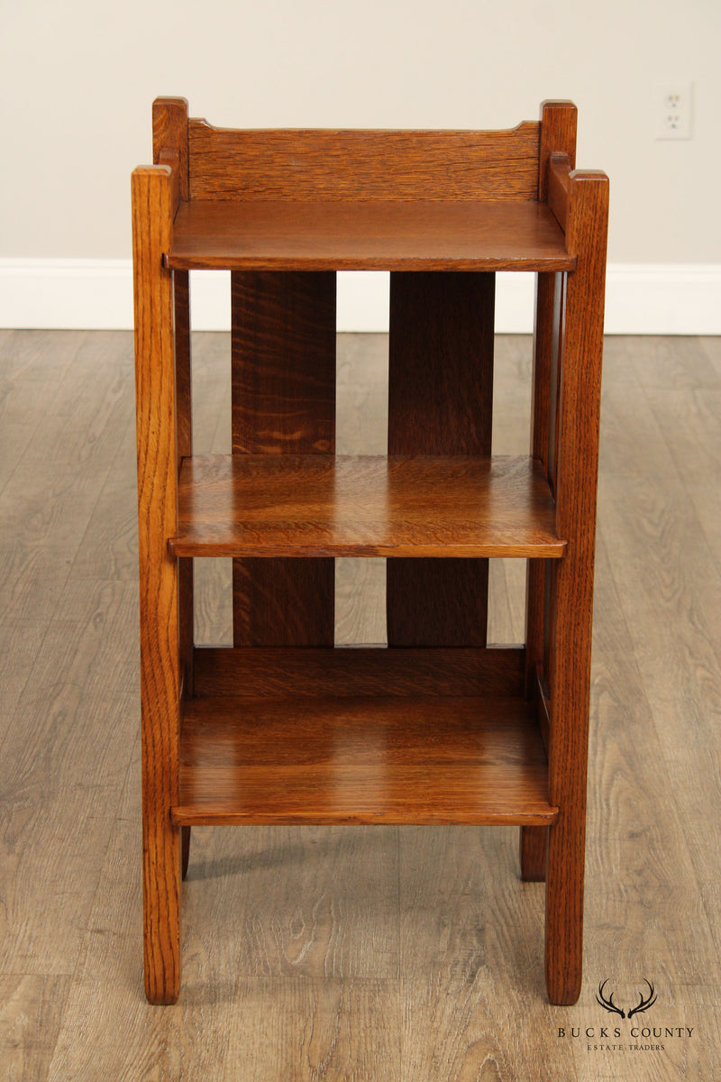 Stickley Brothers Antique Mission Oak Magazine Stand