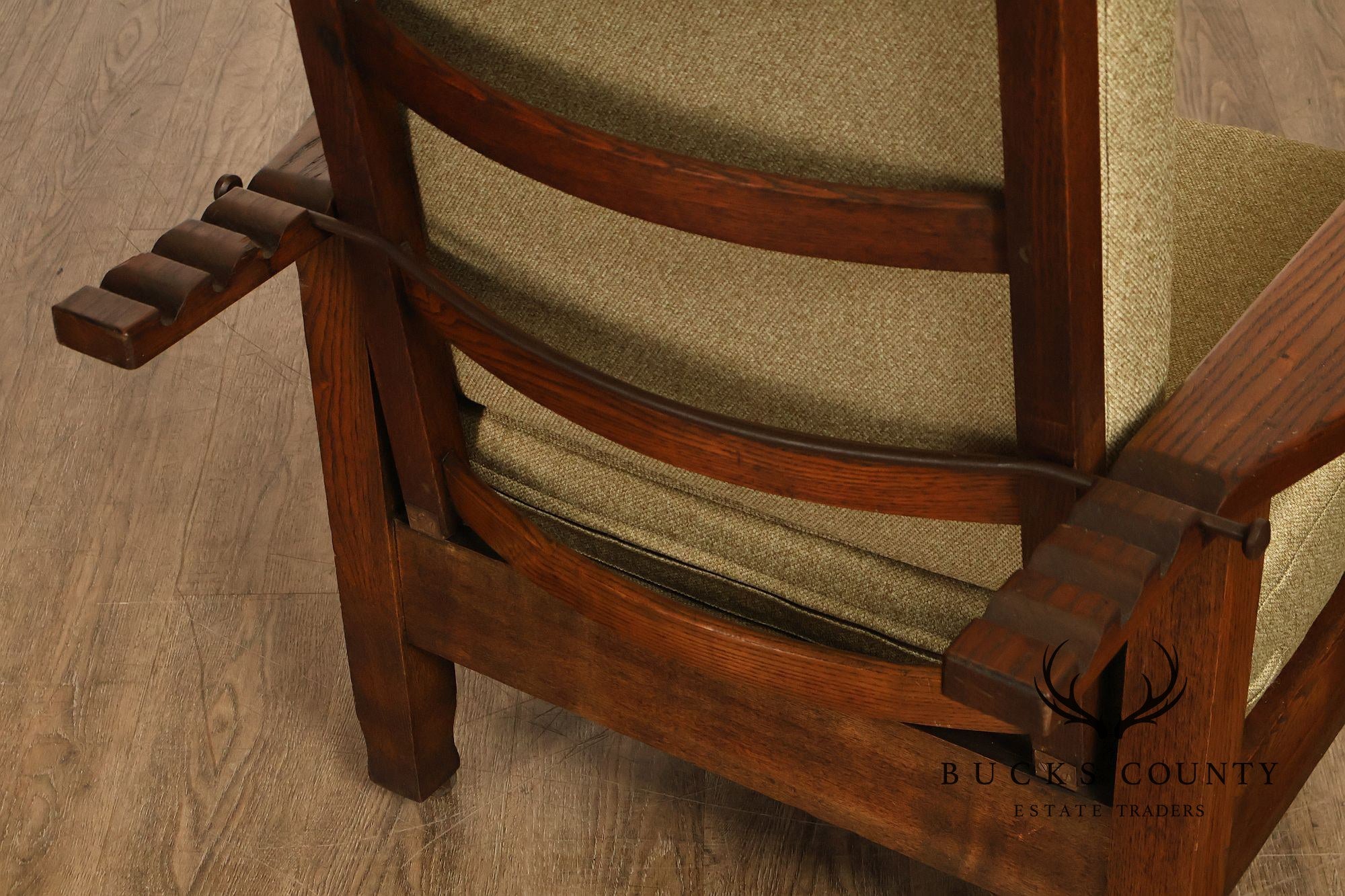 Antique Mission Oak Adjustable Morris Chair