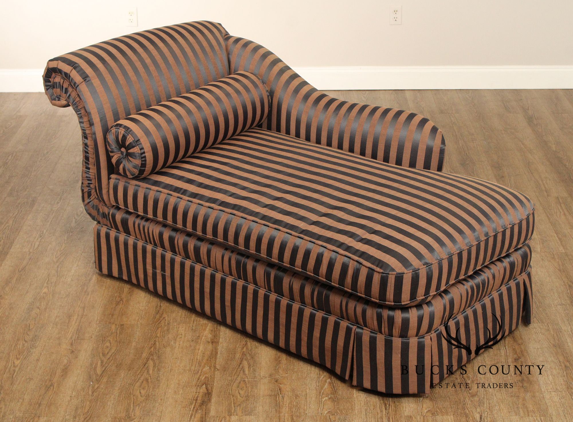 Century Furniture  Custom Upholstered Chaise Lounge